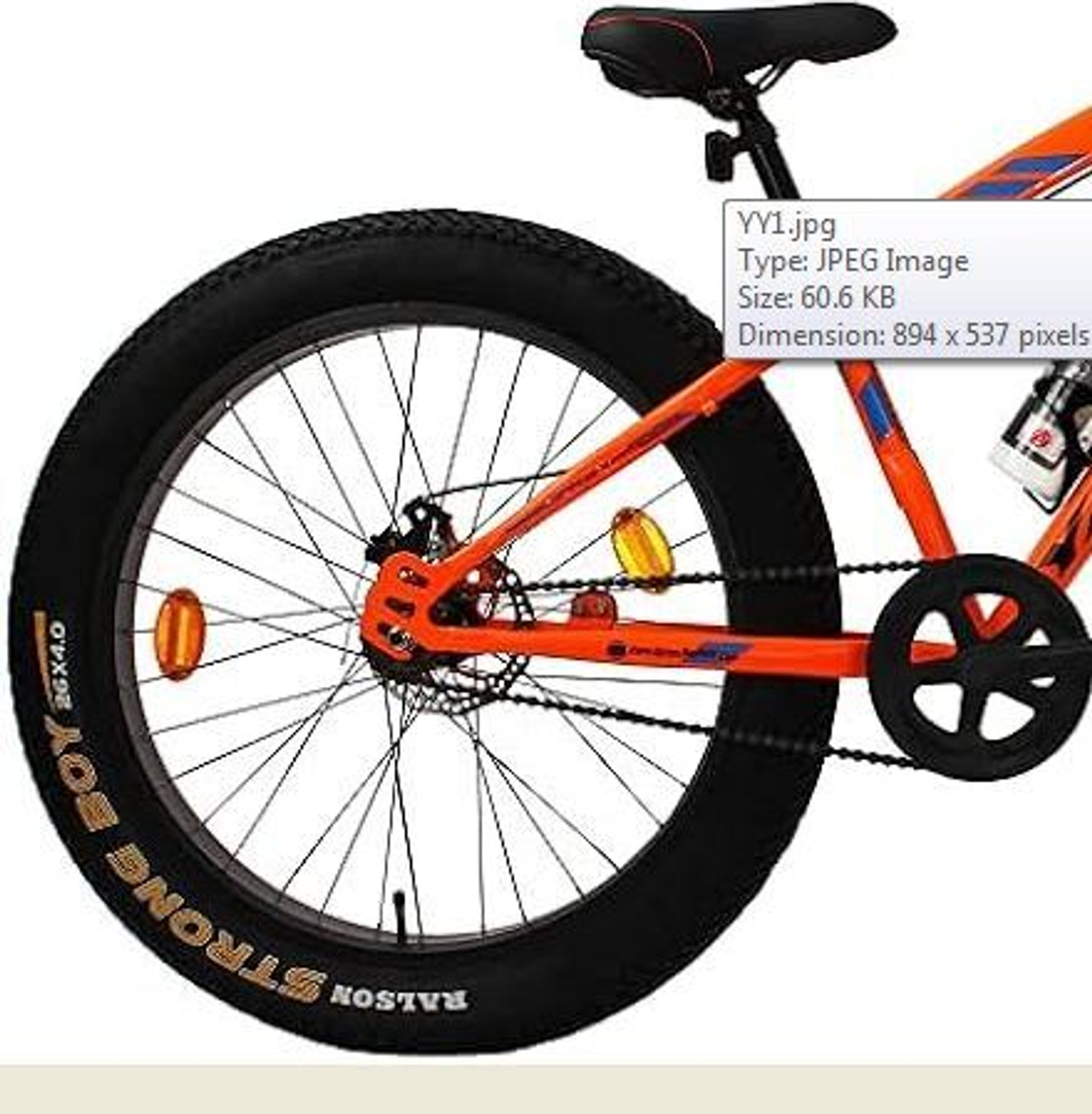 Image of Avon Cycles YAMA |FRONT SUSPENSION| FAT TYRES 26 * 400|Dual Disc Brakes] 26 T (inch) Fat Tyre Cycle (Single Speed, Black, Green, Front Rigid & Rear Suspension)