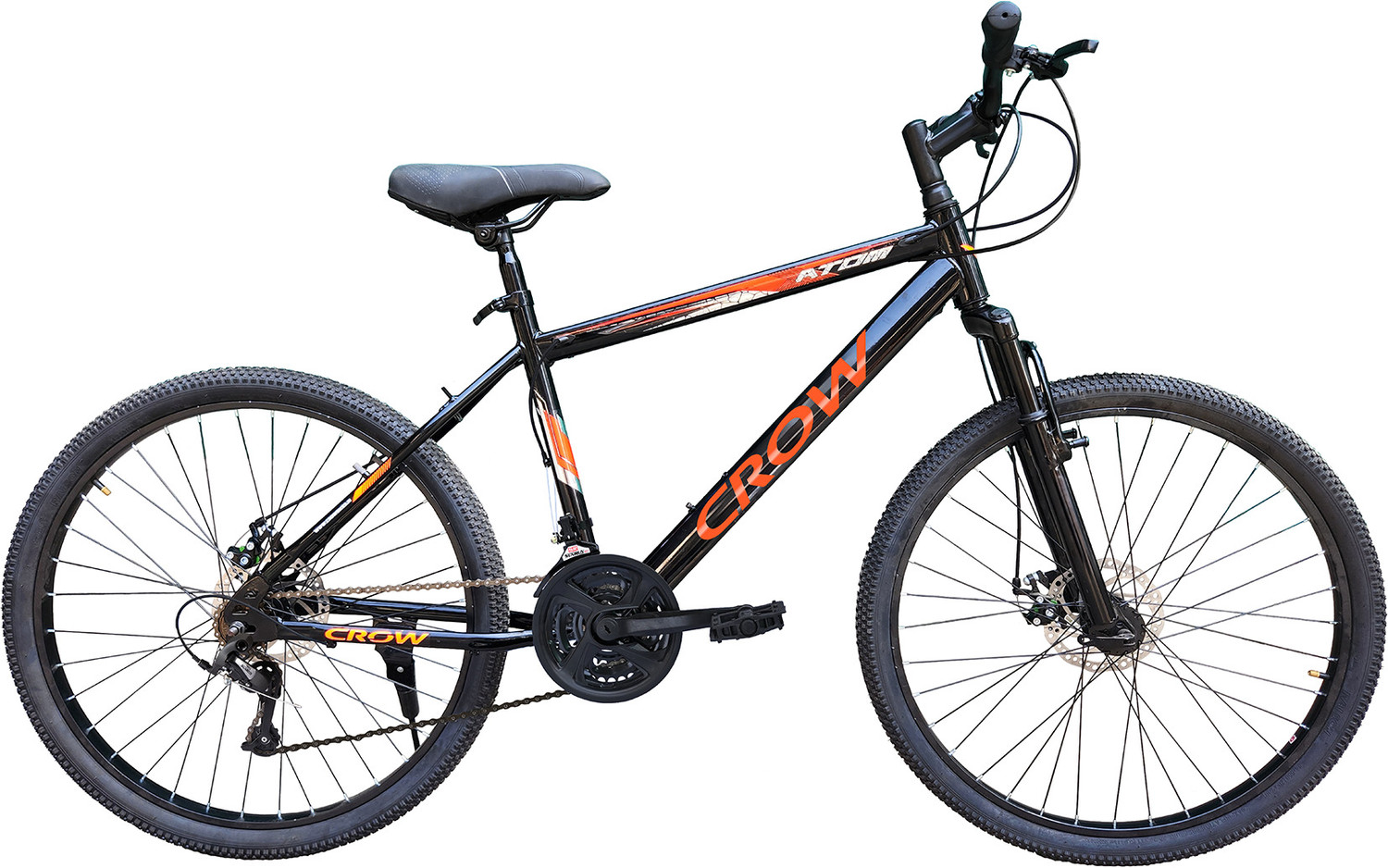 Image of CYCLOMAX SCHNELL ROCCO 29'T, 21 SPEED, D /Disk Break with Free Accessories Premium MTB 29 T (inch) Mountain /Hardtail Cycle (21 Gear, Orange, Only Front Suspension)
