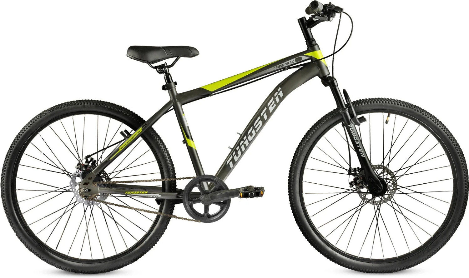 Image of BTWIN My Bike 26 T (inch) Hybrid Cycle /City Bike (Single Speed, White, Rigid)