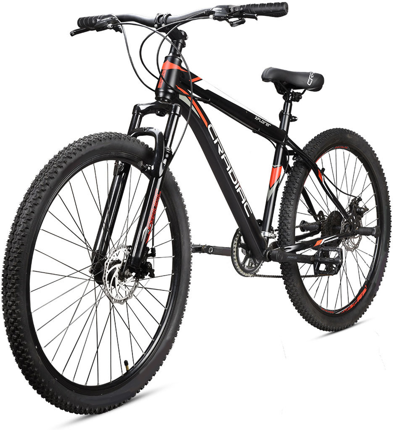 Image of CYCLOMAX SCHNELL ROCCO 29'T, 21 SPEED, D /Disk Break with Free Accessories Premium MTB 29 T (inch) Mountain /Hardtail Cycle (21 Gear, Orange, Only Front Suspension)