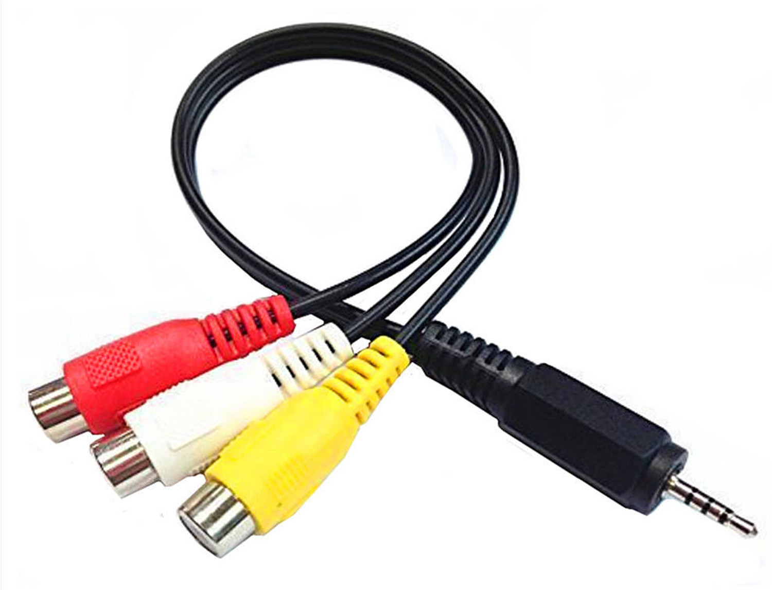 Image of Robotek AUX Cable 2 m AC 02 (2 MTR) (Compatible with Premium Stereo Devices, White, 3.5mm Jack To 3.5mm)