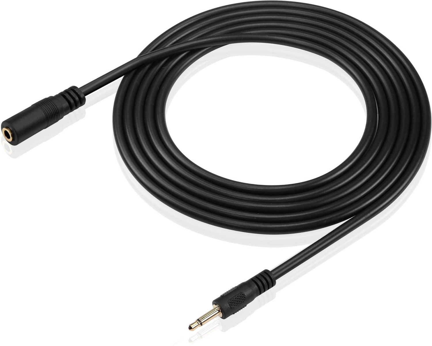 Image of Robotek AUX Cable 2 m AC 02 (2 MTR) (Compatible with Premium Stereo Devices, White, 3.5mm Jack To 3.5mm)