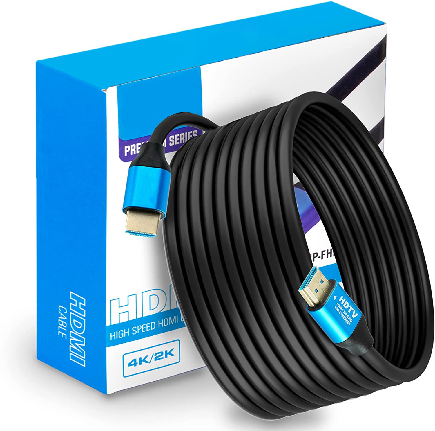Image of Sadow LAN Cable 35 m 35 Meter Cat5e Outdoor Ethernet Cable Internet LAN Cable RJ45 Patch Cord (Compatible with Heavy Duty Cameras, Security Cameras, Printer, Modem, Switch,, Black, NA)