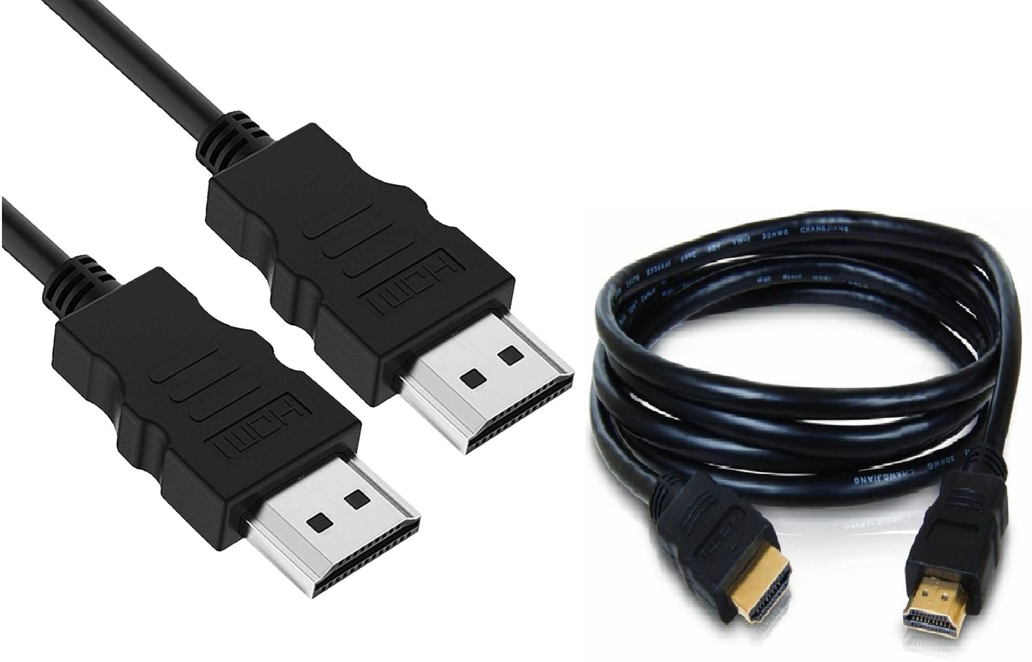 Image of BALRAMA HDMI Cable 1.7 m (DP) Display Port Male to HDMI Cable Male Port 1080P (Compatible with HDTV, Smart-TV, Projector, Laptop, Desktop, HD-Monitor, Gaming Device, Black, NA)