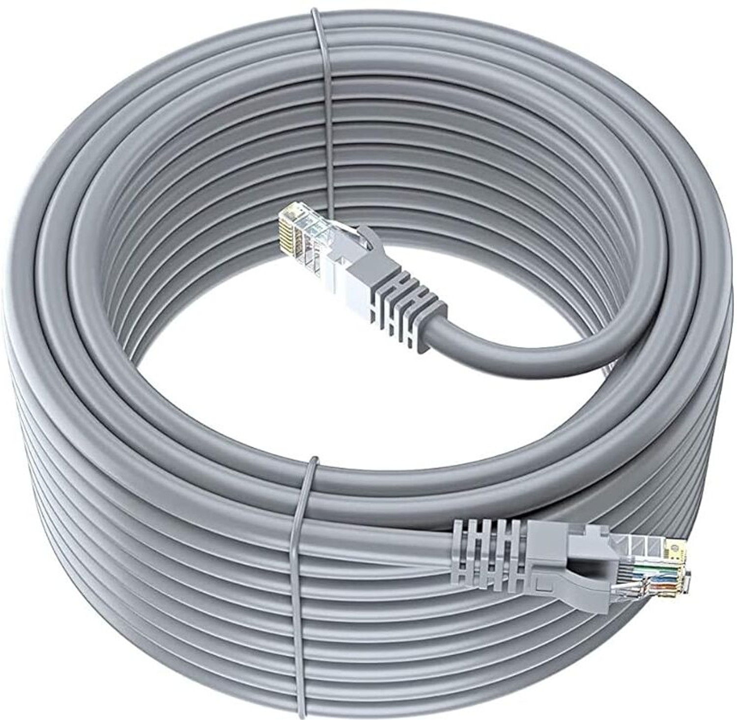 Image of RIVER FOX Power Cord 20 m 20 Meter RJ11 Telephone Modem Line Cable (Black) (Pack of 1) (Compatible with LANDLINE PHONE, ALL TYPE LAND LINE PHONE, Black, One Cable, 3 Pin Male To Multi-Pin)