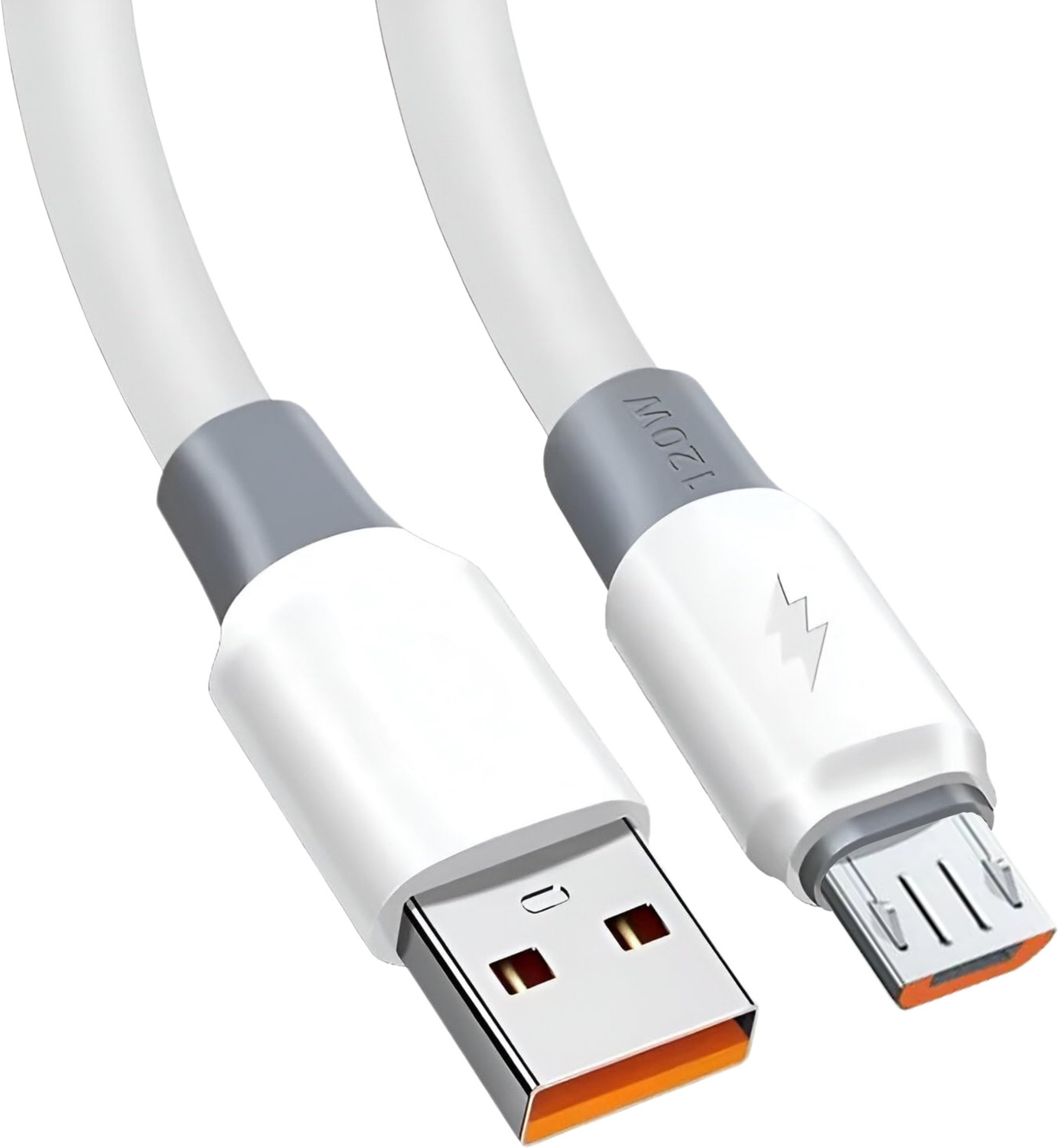Image of Mi Type C 1 m 6A HyperCharge 120w Cable (Compatible with Mobile, Tablet, Laptop, Powerbank, White, USB Type A To USB Type C)