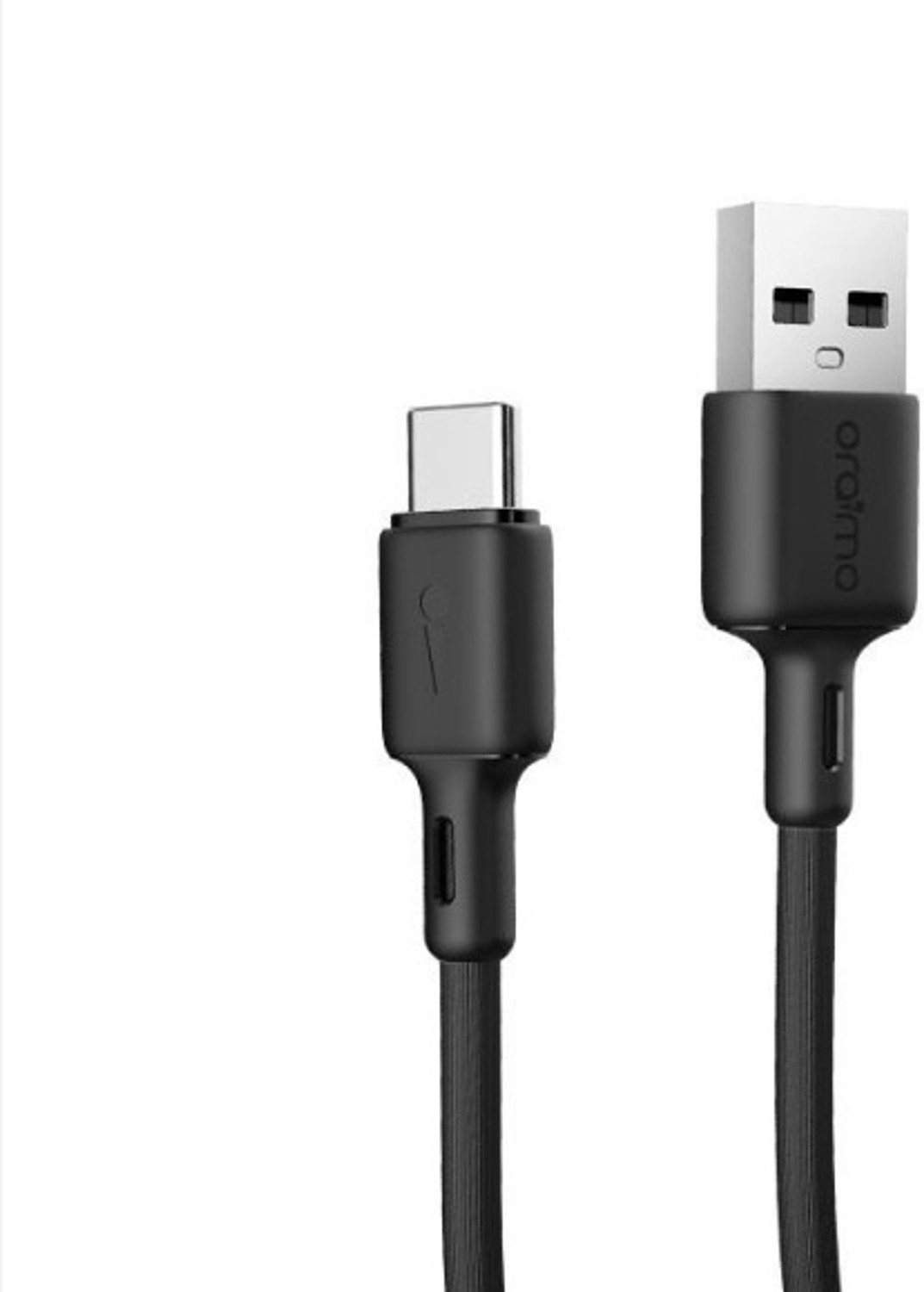 Image of ORAIMO Type C 1 m CandyLine 2 OCD-121C 2.4A Fast Charging Hi-Speed Sync (Compatible with ALL DEVICES, Black, One Cable, USB Type A To USB Type C)