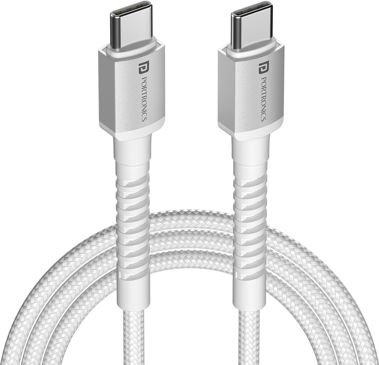 Image of Portronics Micro USB Cable 2 A 1 m POR654 (Compatible with All Phones & Tabs for Micro USB Devices, Black, One Cable, USB Type A To Micro USB)