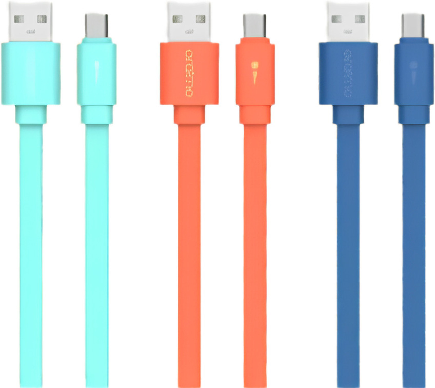 Image of ORAIMO Type C 1 m CandyLine 2 OCD-121C 2.4A Fast Charging Hi-Speed Sync (Compatible with ALL DEVICES, Black, One Cable, USB Type A To USB Type C)