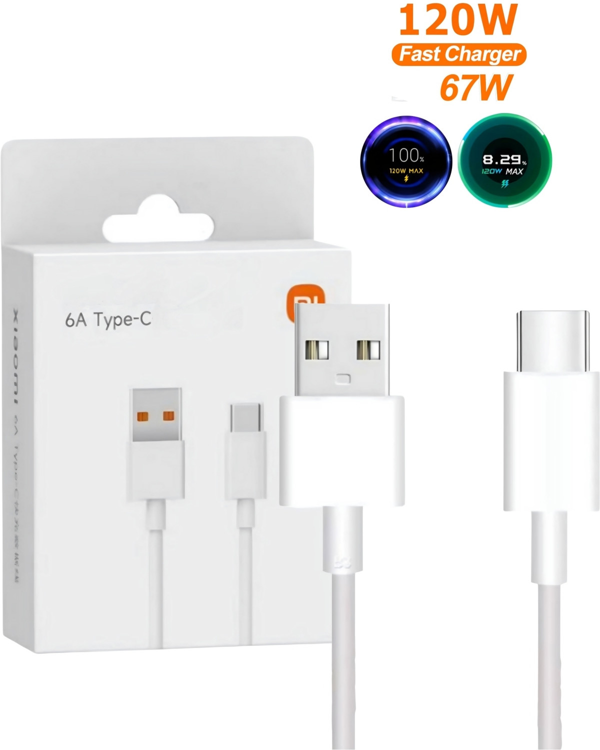 Image of REDMI Type C 1 m USB TYPE C FAST CHARGING CABLE (Compatible with ALL DEVICES, Black, USB Type A To USB Type C)