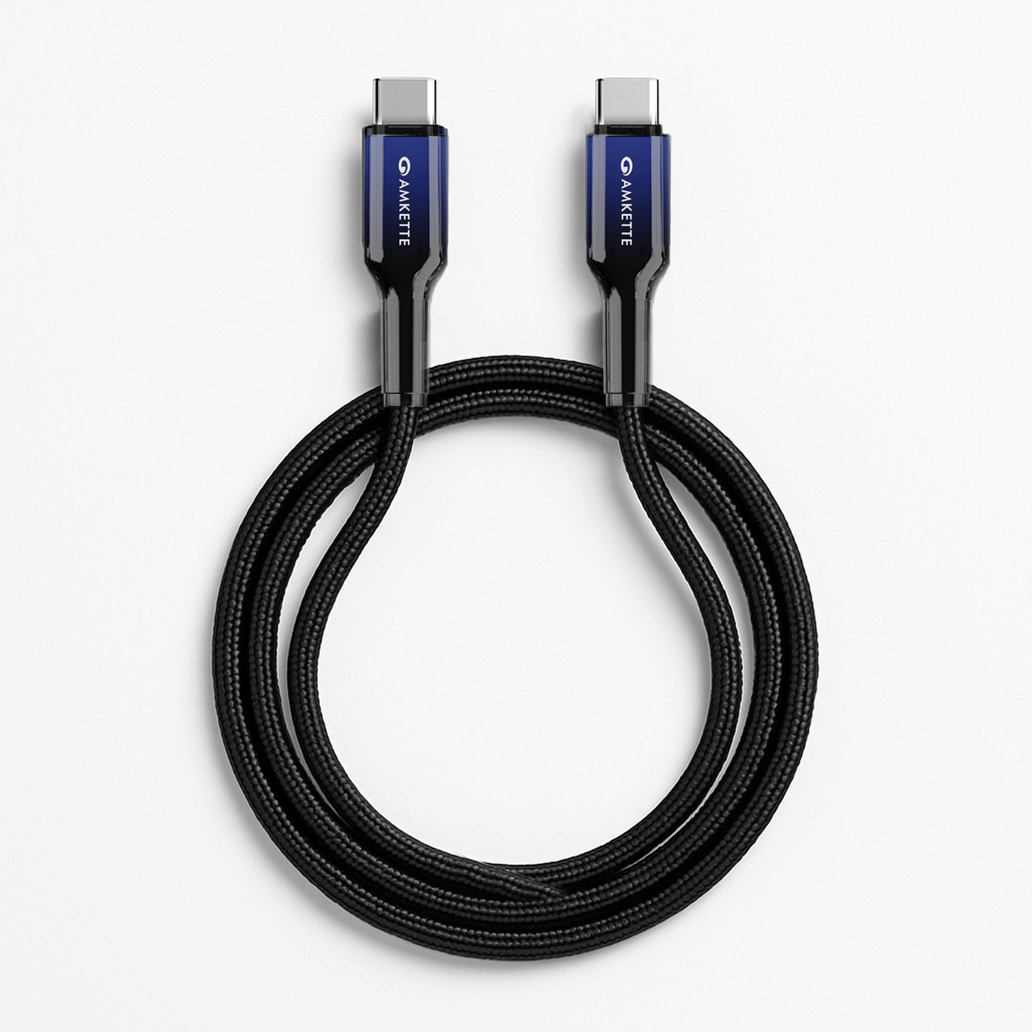 AMKETTE USB Type C Cable 3 A 1 m ChargePro 65W Fast Charging USB C to Type C Braided Cable - AMKETTE : Flipkart.com