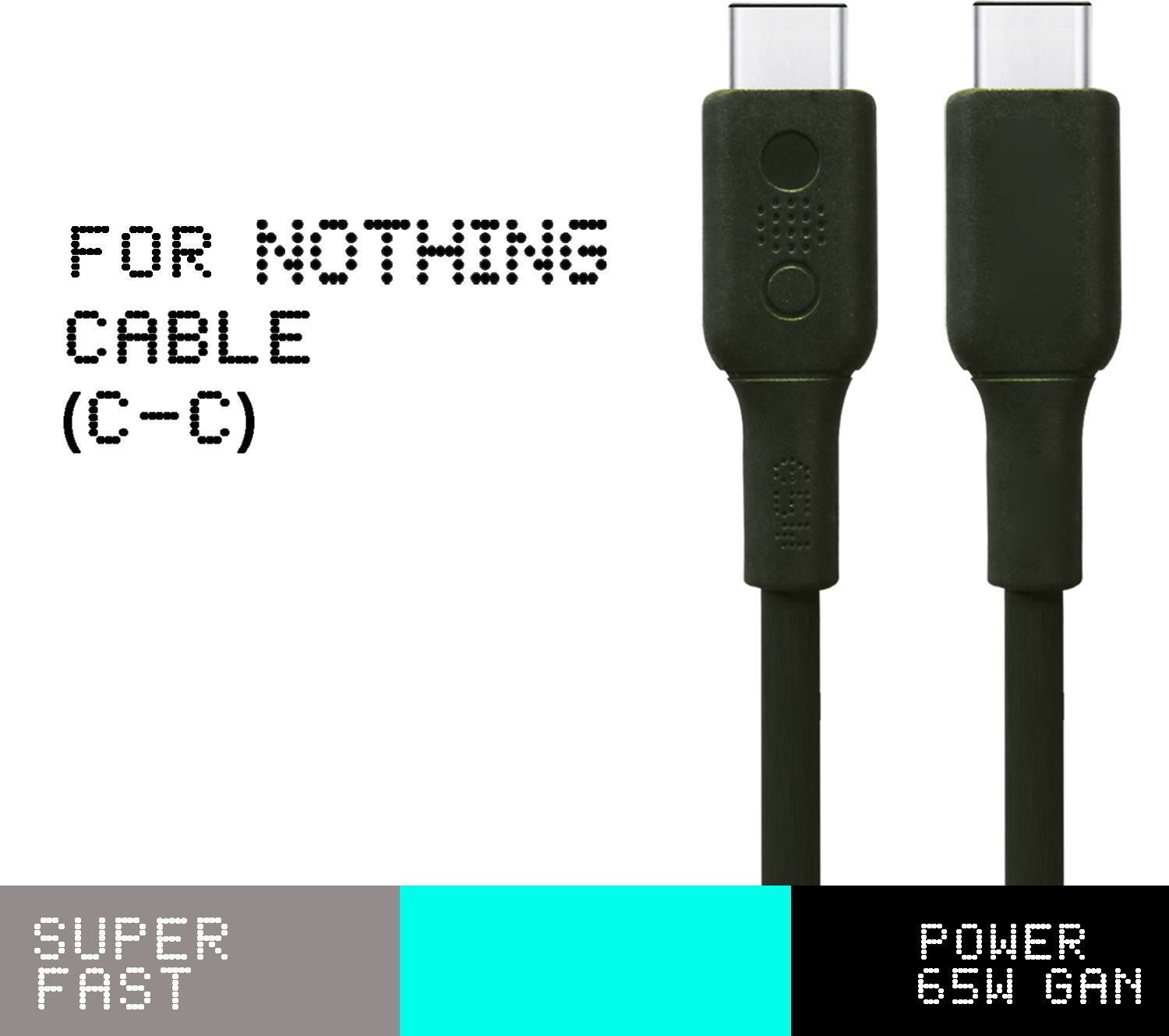 Image of SUFO USB Type C Cable 3 A 1 m 3A - 33W Turbo Power Super Fast Charging Cable (Compatible with Motorola, G14, Moto G 5G, G10 Power, G9, G9 Power, Black, One Cable, USB Type A To USB Type C)