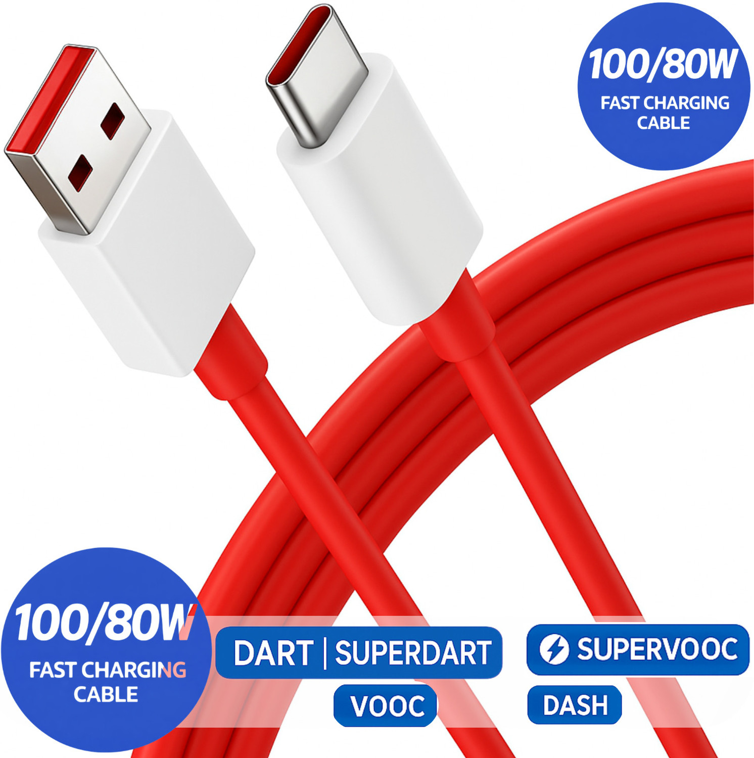 Image of SUFO USB Type C Cable 3 A 1 m 3A - 33W Turbo Power Super Fast Charging Cable (Compatible with Motorola, G14, Moto G 5G, G10 Power, G9, G9 Power, Black, One Cable, USB Type A To USB Type C)