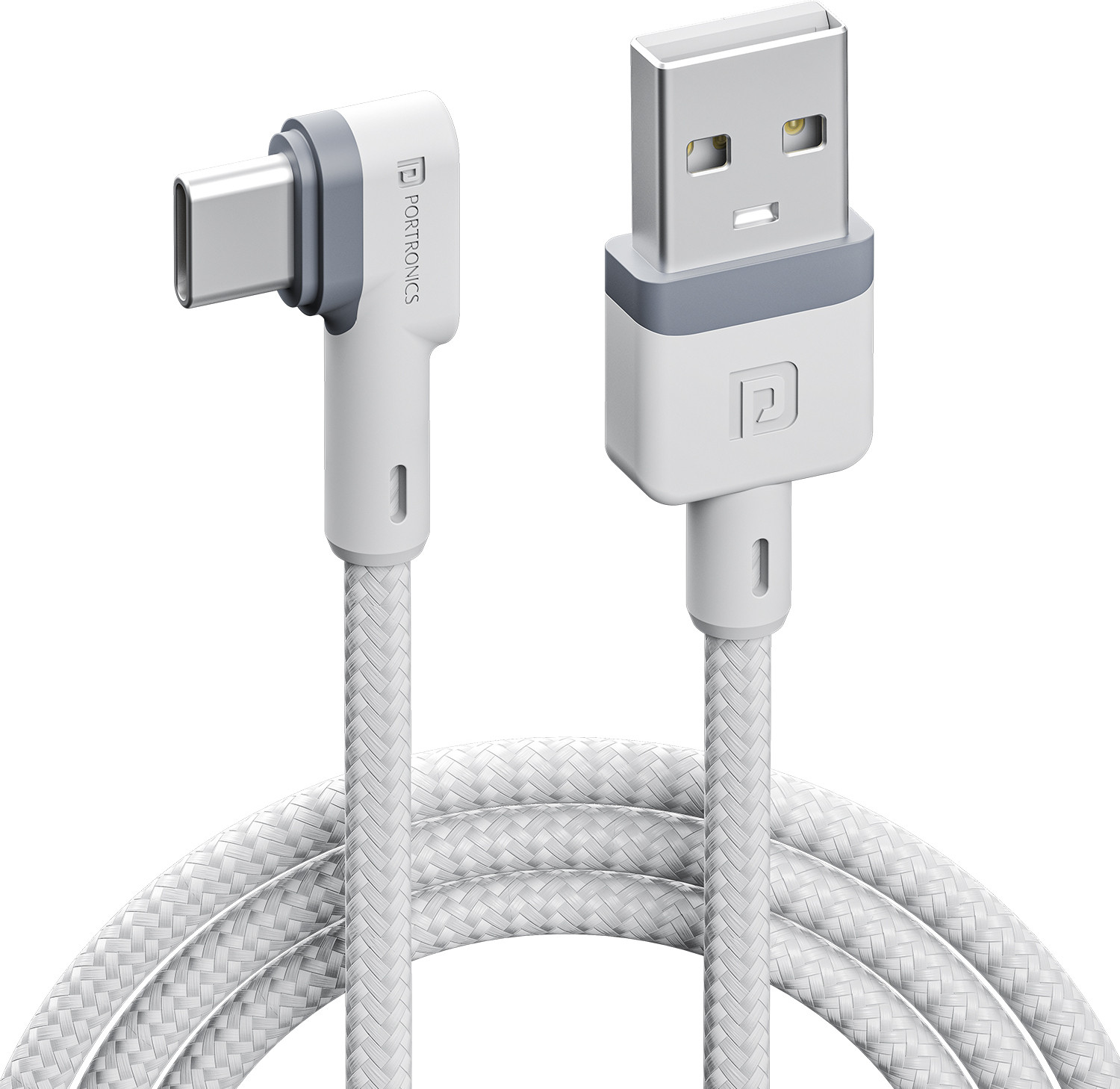Image of Portronics Micro USB Cable 2 A 1 m POR654 (Compatible with All Phones & Tabs for Micro USB Devices, Black, One Cable, USB Type A To Micro USB)