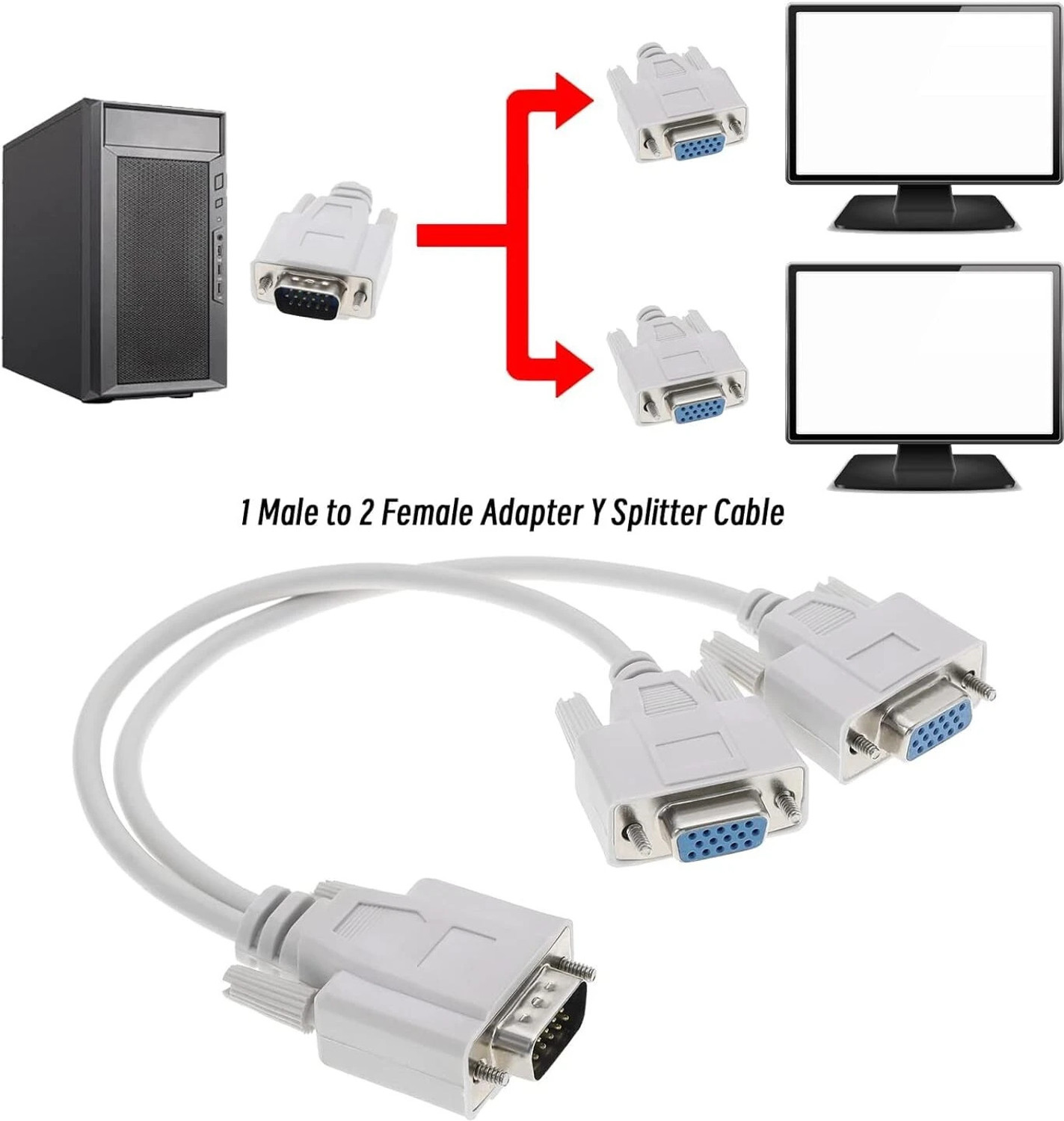 Image of BALRAMA HDMI Cable 1.7 m (DP) Display Port Male to HDMI Cable Male Port 1080P (Compatible with HDTV, Smart-TV, Projector, Laptop, Desktop, HD-Monitor, Gaming Device, Black, NA)