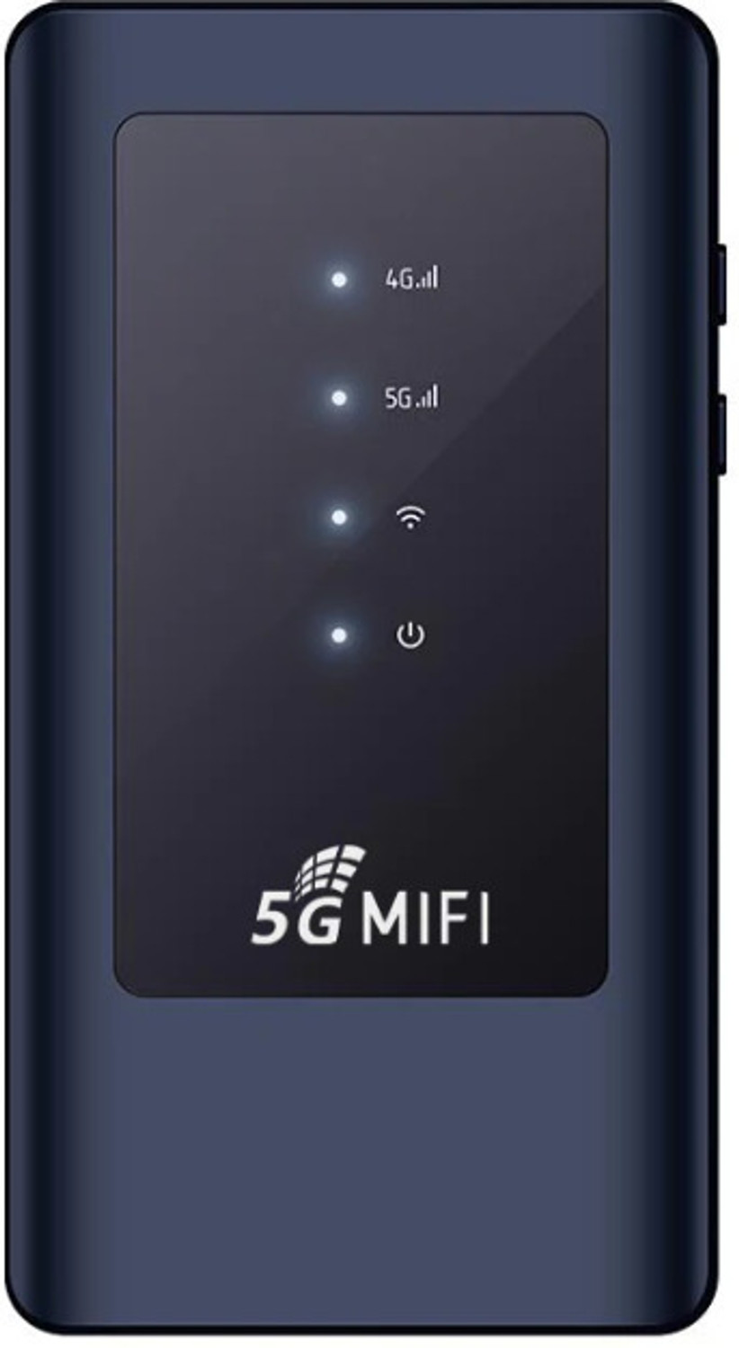 Image of V88R 5G Wireless Dongle WiFi Hotspot with 4400mAh Battery, 800Mbps Speed 21.6 Mbps Data Card ,Calls not Supported (Black)