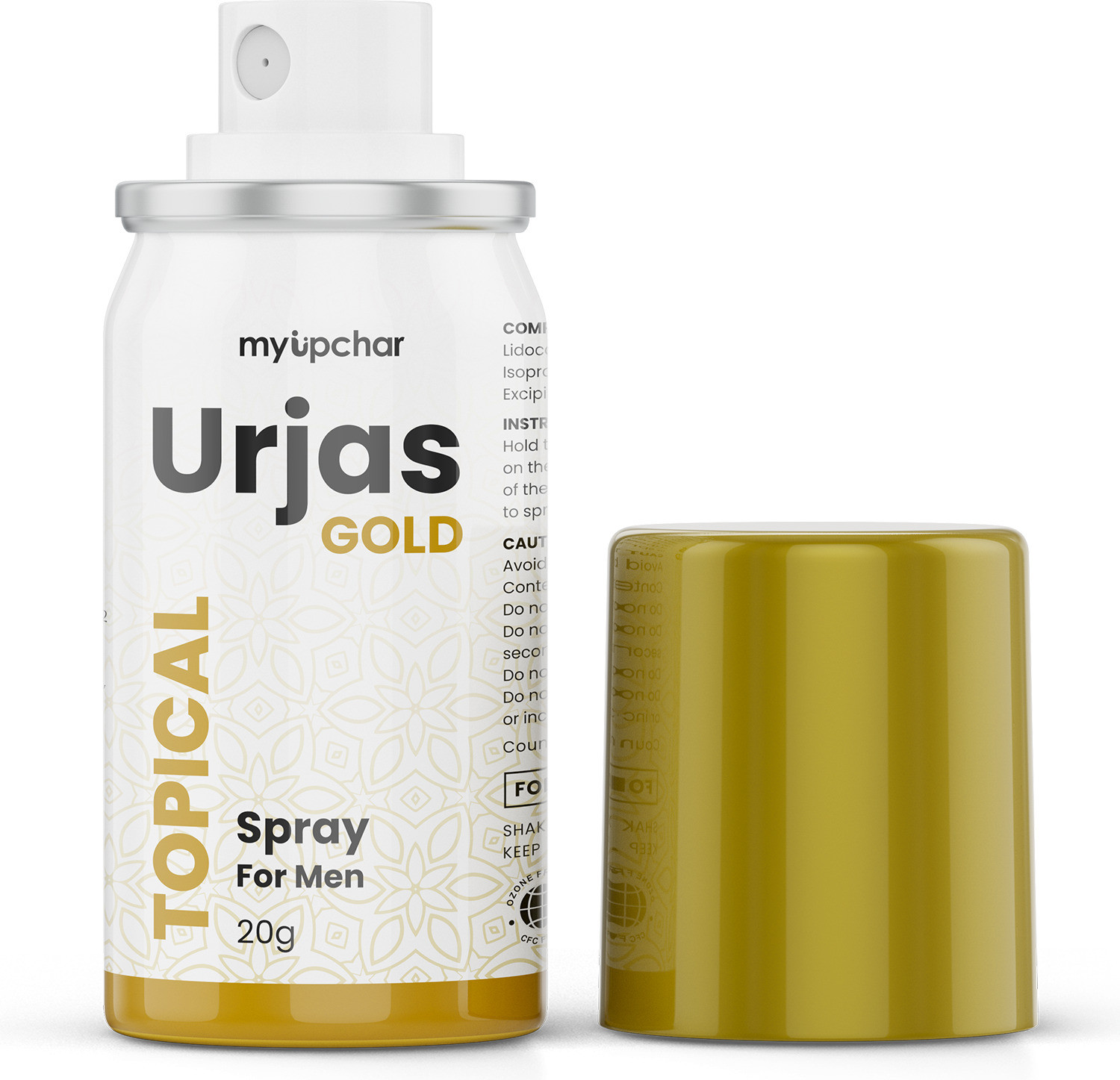 Image of myUpchar Urjas Gold Topical delay spray for men (20 g)