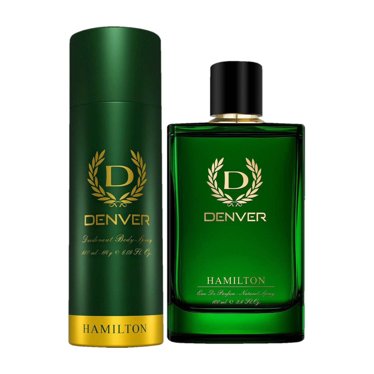 Image of DENVER HAMILTON Deodorant Spray - For Men Provides 24-hour odor protection Body Spray - For Men (50 ml, Pack of 4)