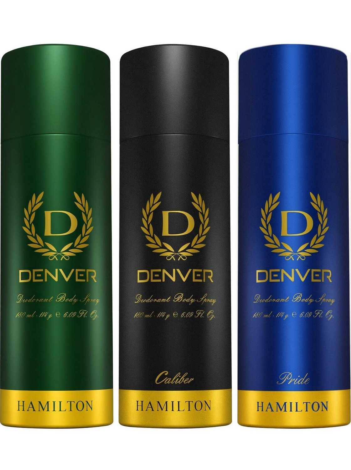 DENVER Hamilton, Caliber and Pride Body Spray - For Men