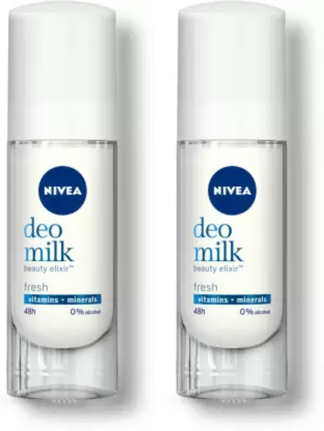 Image of NIVEA WOMEN Deodorant, DEO MILK Fresh Roll On, 40ml Deodorant Roll-on - For Women (80 ml, Pack of 2)