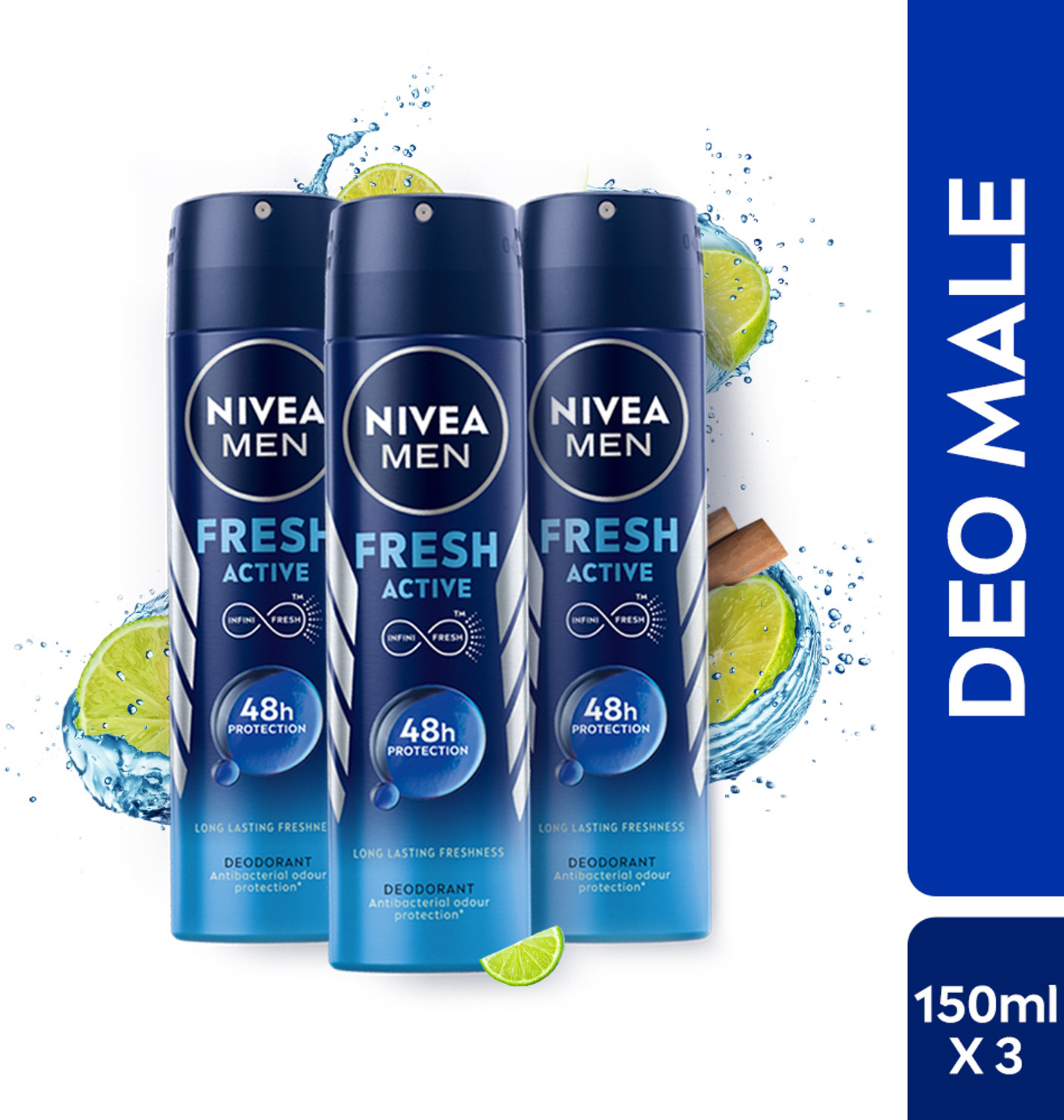 Image of KS spark Deodorant Spray - For Men (150 ml, Pack of 2)