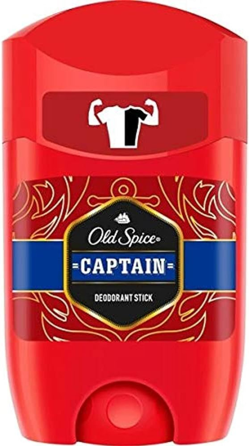 Image of OLD SPICE Deep Sea And Captain Fresh Deodorant Stick - For Men (50 ml, Pack of 2)
