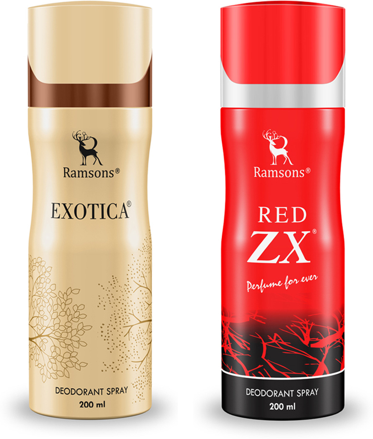 Image of RAMSONS Cool Spark, La Opale, Once more & Red ZX Deodorant Combo - Pack of 4(40ml x 4) Deodorant Spray - For Men & Women (160 ml, Pack of 4)