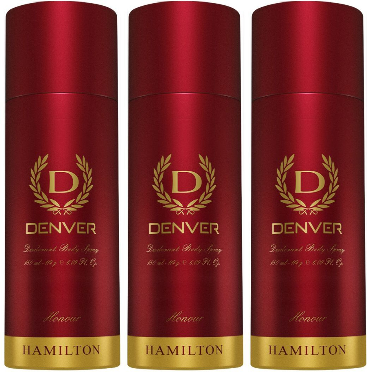DENVER honour Deodorant Spray - Pack of 3 · 540 ml (1.62 L total) - Image 6