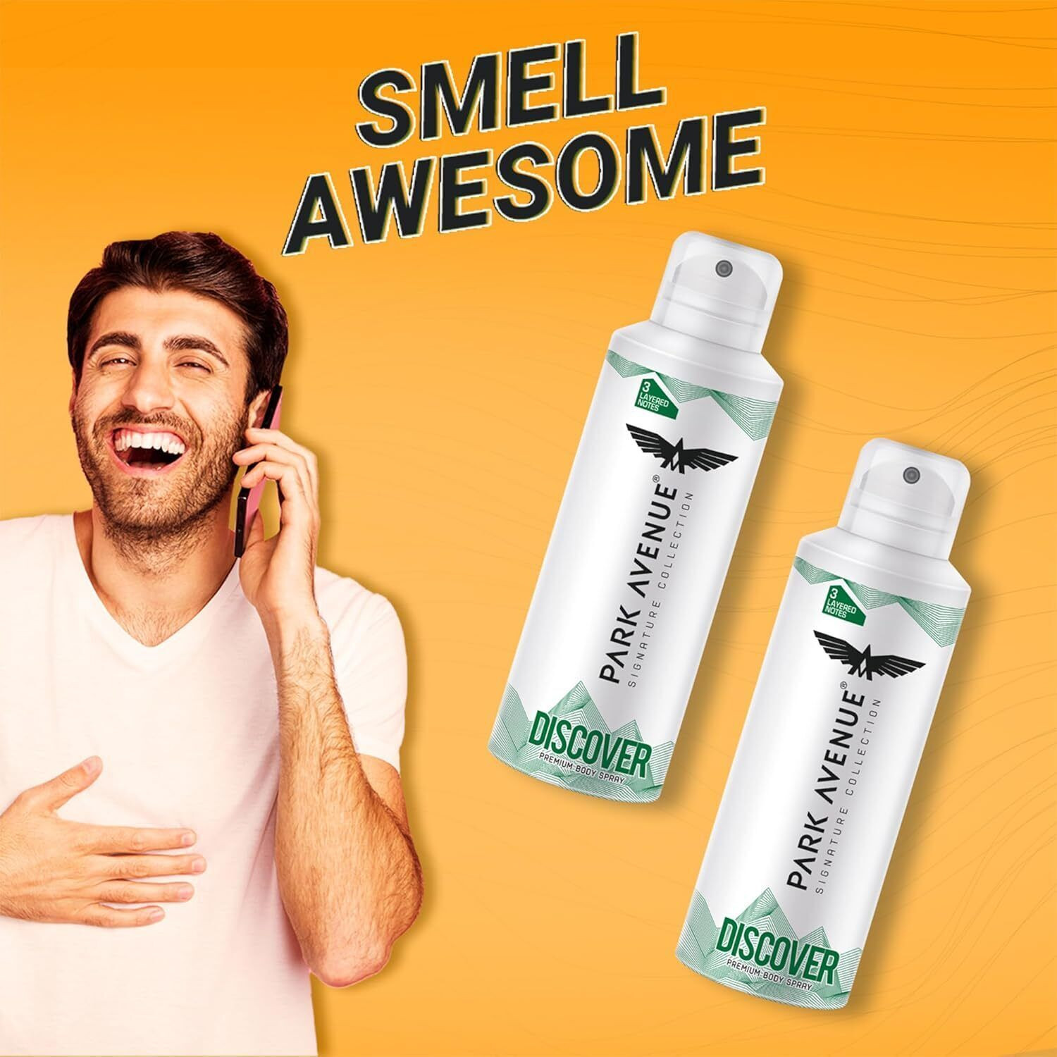 Image of PARK AVENUE Discover Premium Body Spray for Men | Long-Lasting Fresh Deodorant Body Spray - For Men & Women (150 ml)