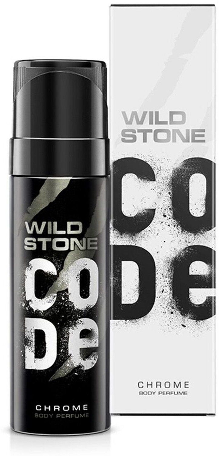 Image of Wild Stone Code Chrome Deodorant Body Spray Body Spray - For Men (120 ml)