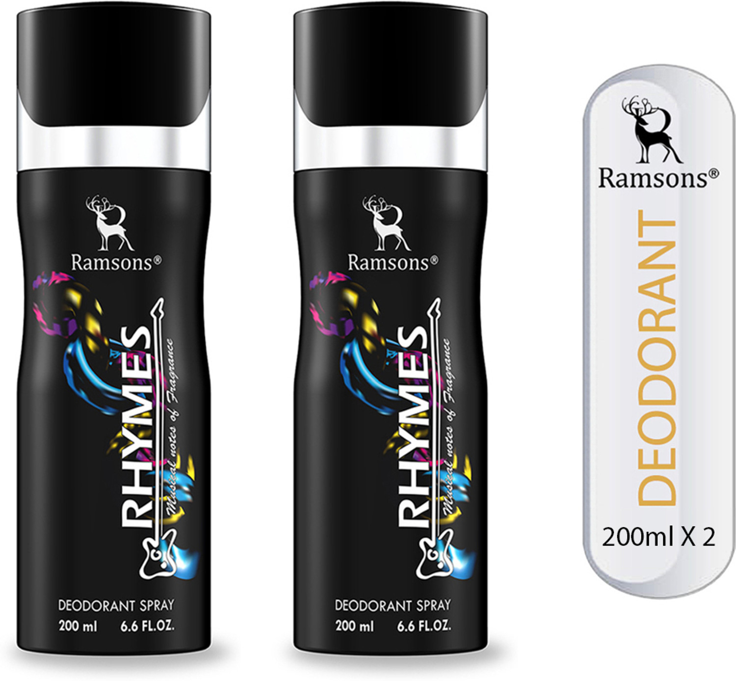 Image of RAMSONS Cool Spark, La Opale, Once more & Red ZX Deodorant Combo - Pack of 4(40ml x 4) Deodorant Spray - For Men & Women (160 ml, Pack of 4)