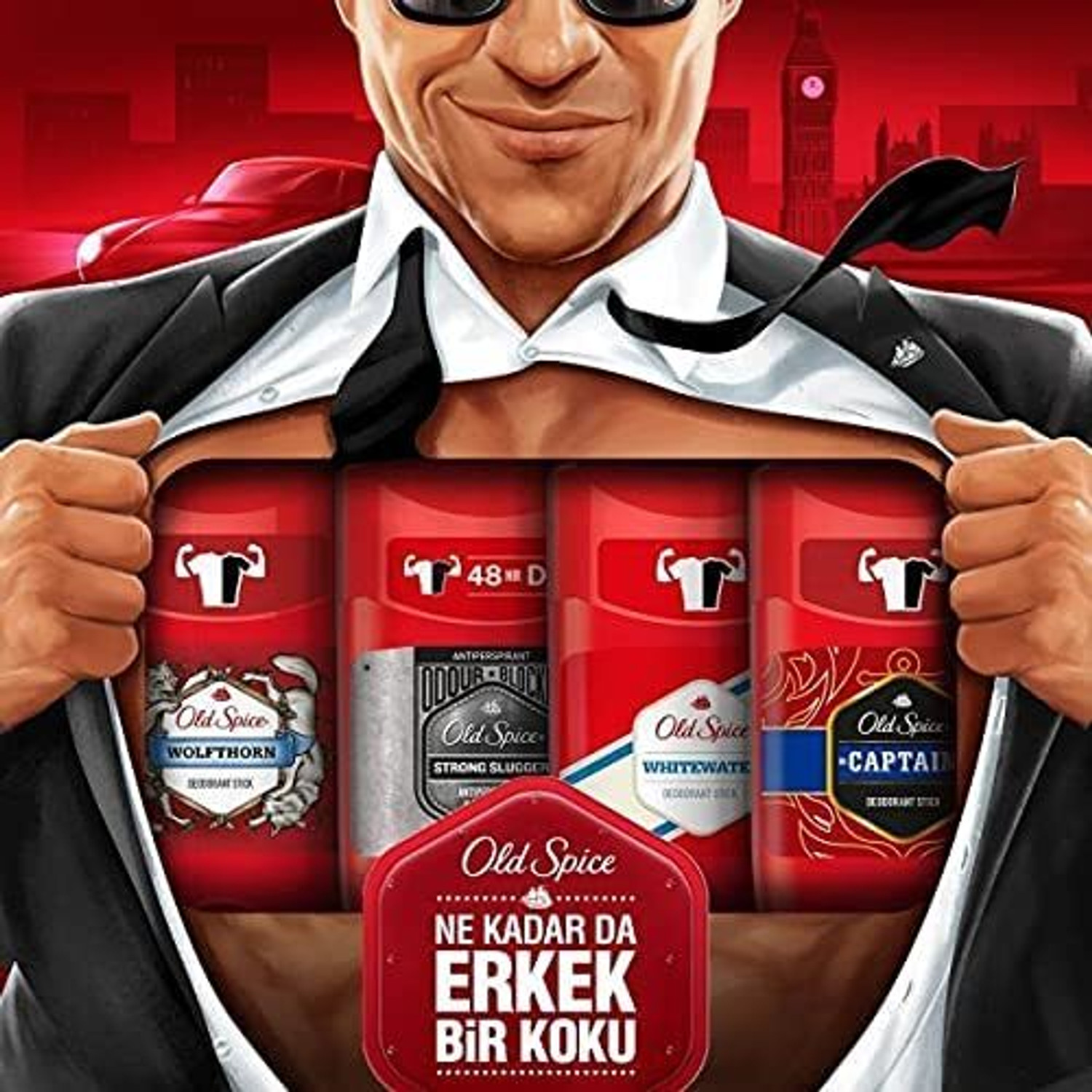Image of OLD SPICE Deep Sea And Captain Fresh Deodorant Stick - For Men (50 ml, Pack of 2)