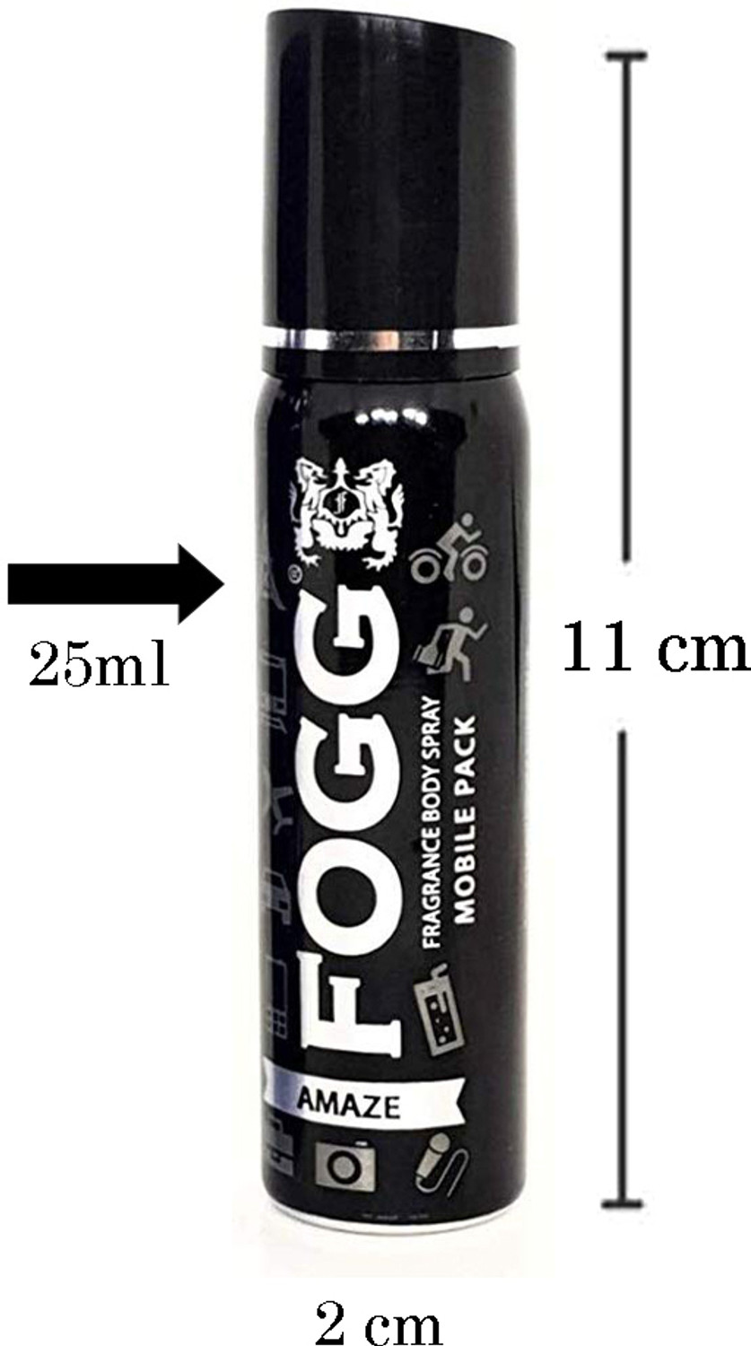 Image of FOGG Amaze & Charm, Body Spray Mobile Pack Pocket Deo Deodorant Spray - For Men & Women (25 ml, Pack of 2)