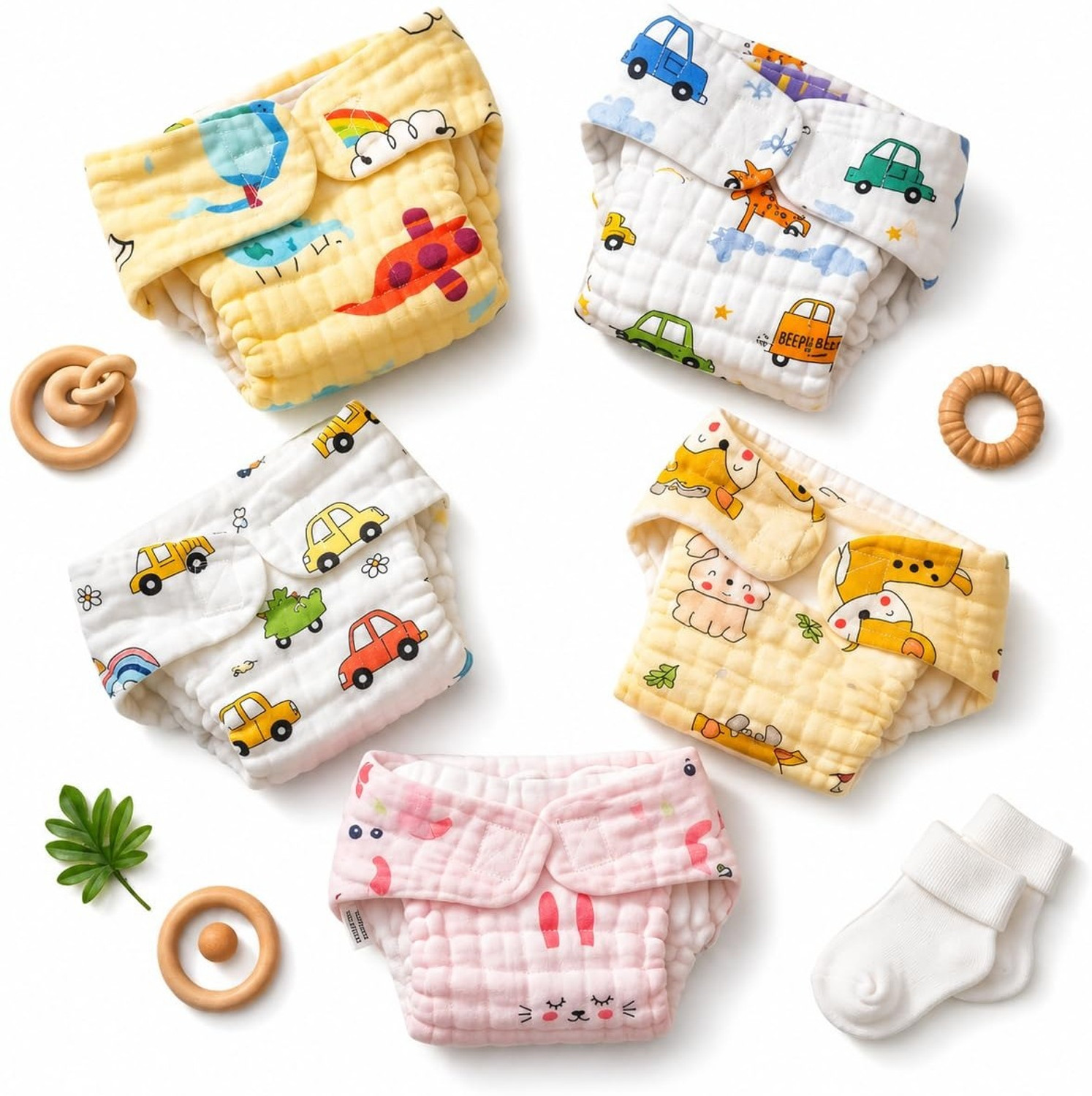 Image of SHCREATION786 1-STEP-FOR-BABY-HEALTH Pant Diapers - New Born