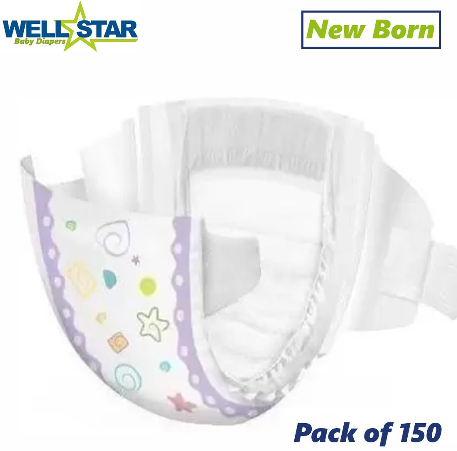 Image of SHCREATION786 1-STEP-FOR-BABY-HEALTH Pant Diapers - New Born