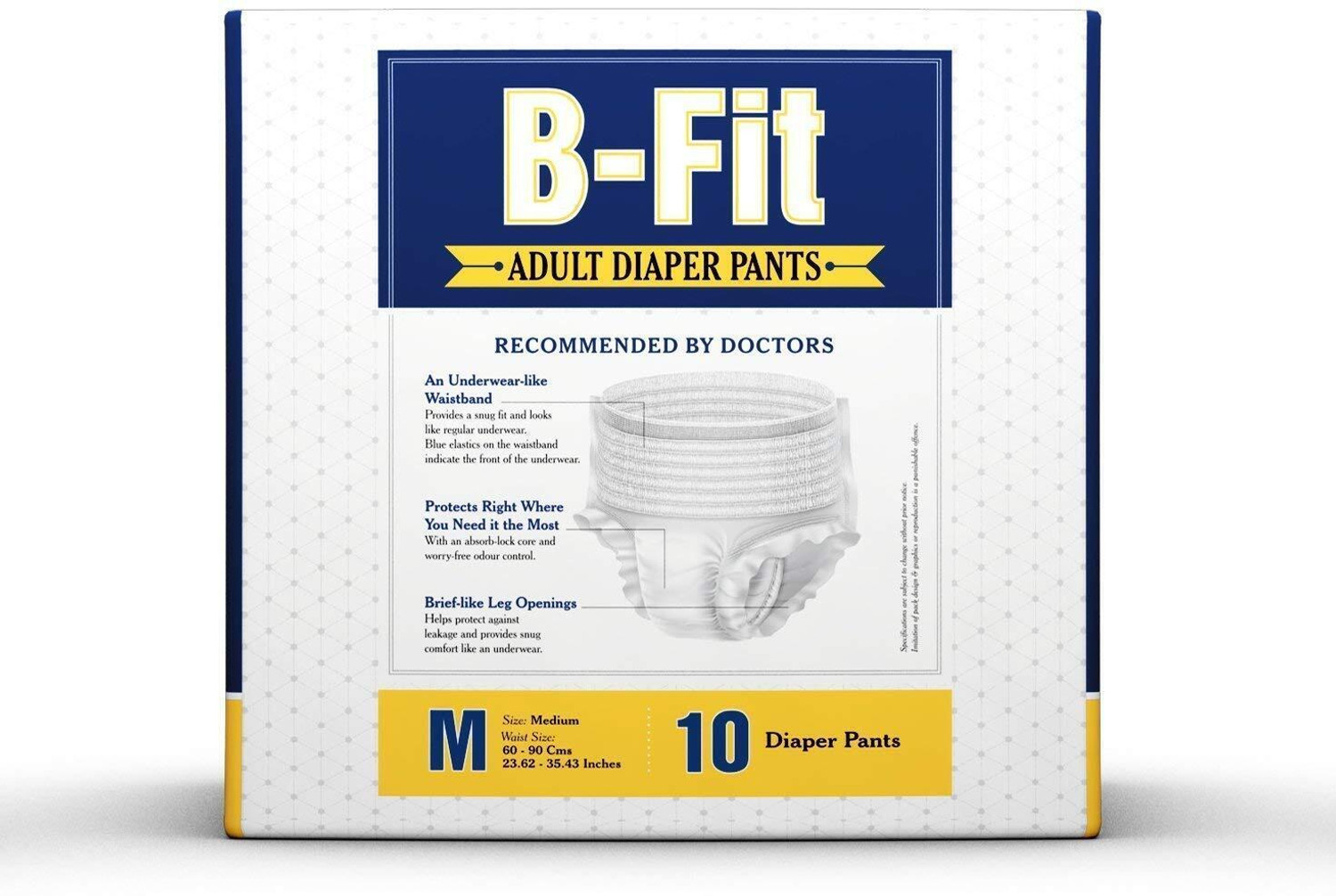 Image of B-FIT Adult Diapers Pant Adult Diapers - M (8 Pieces)