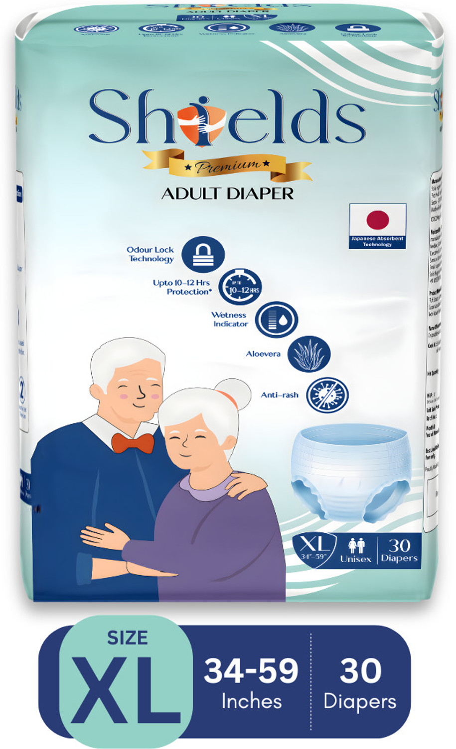 Image of B-FIT Adult Diapers Pant Adult Diapers - M (8 Pieces)