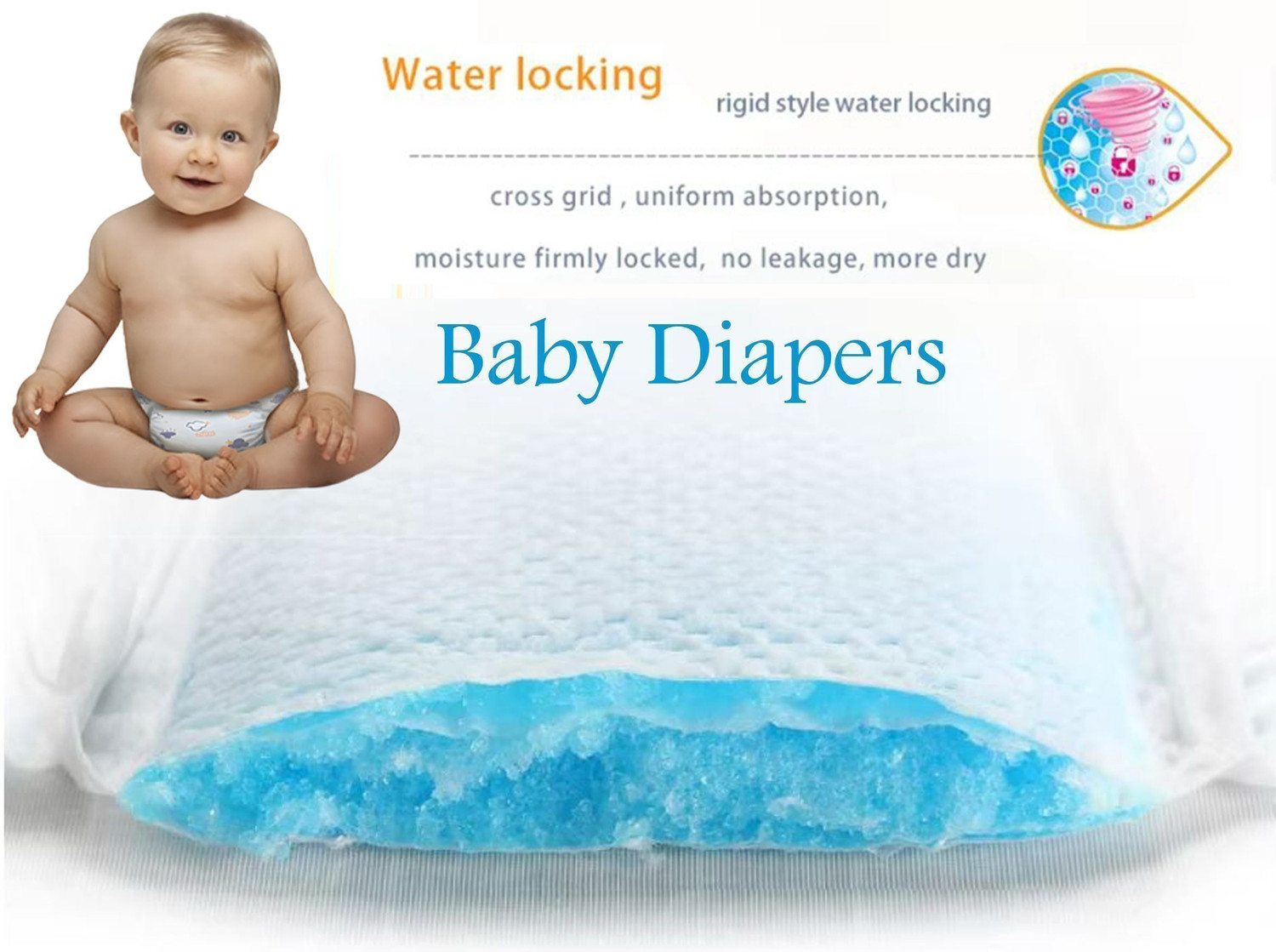 Image of ARKABABYBLOOM Easy Diaper Pants with Rash Protection and 3x Faster absorption Technology Pant Diapers - XL (64 Pieces)