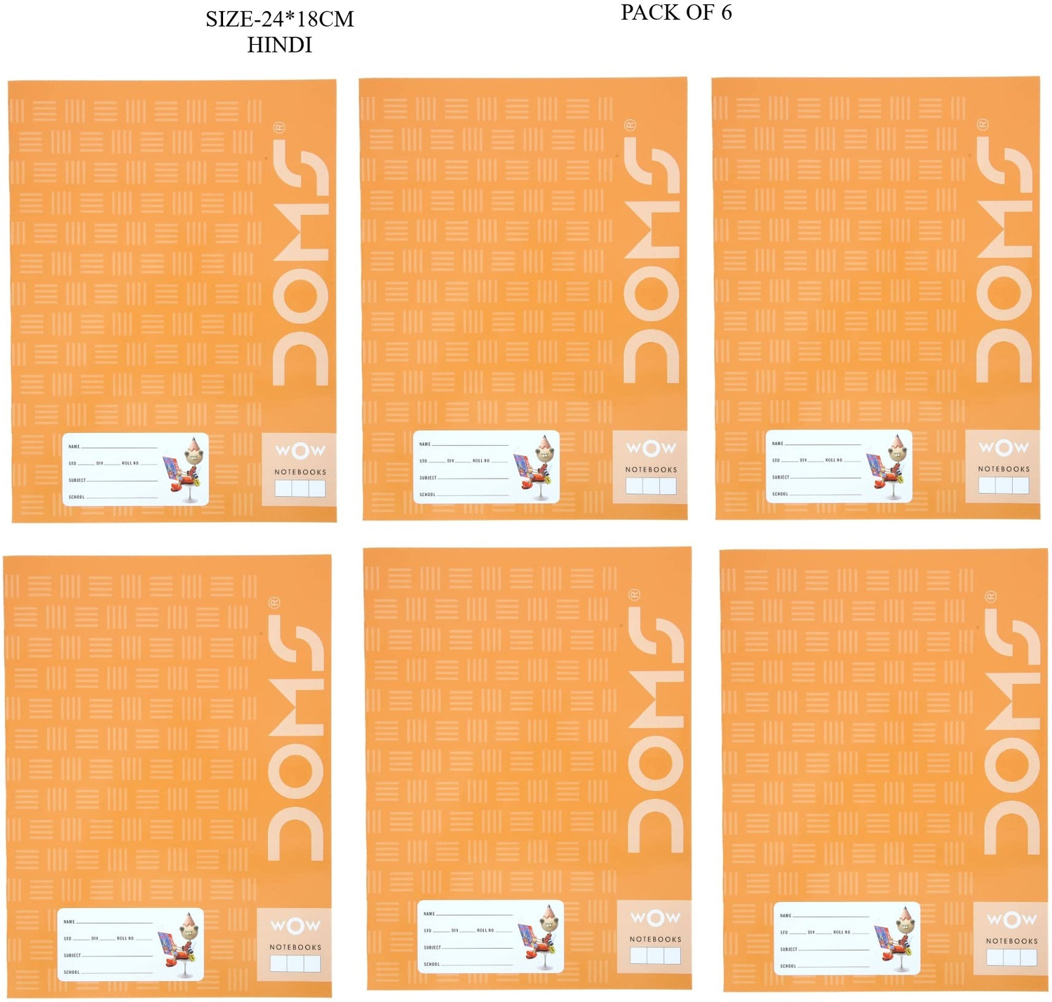 Image of SBS RESIGTER KIDS AND STUDENT A4 Notebook RULLED (HINDI) 172 Pages (WHITE PAGE)