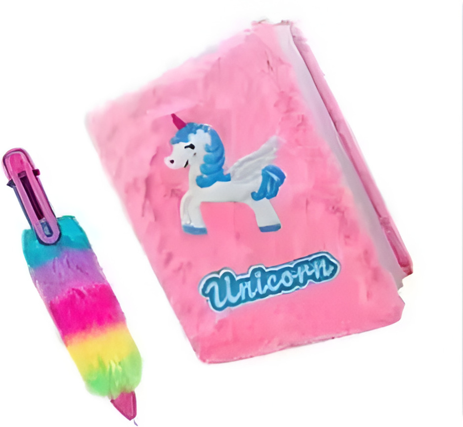 Eclet (Combo of A6 Mini Fur Diary + 1 Soft Fur pen ) Buy This Bea...more - Image 1