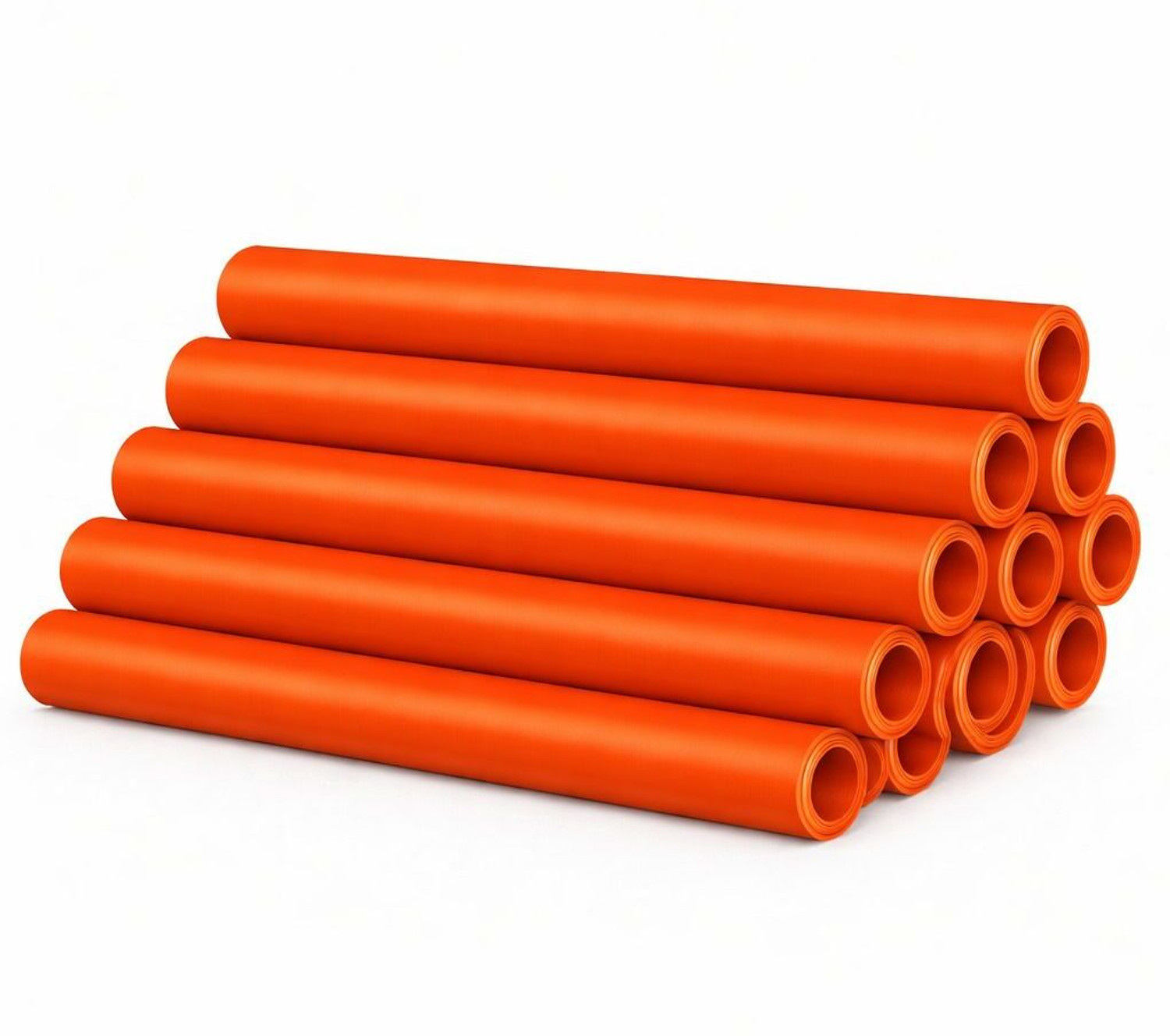 Image of JPPL Orange Notebook Cover Roll 14 Inch x 3 Meter Book Wrapping Sheet Regular Notebook Unruled 0 Pages (Orange, Pack of 8)