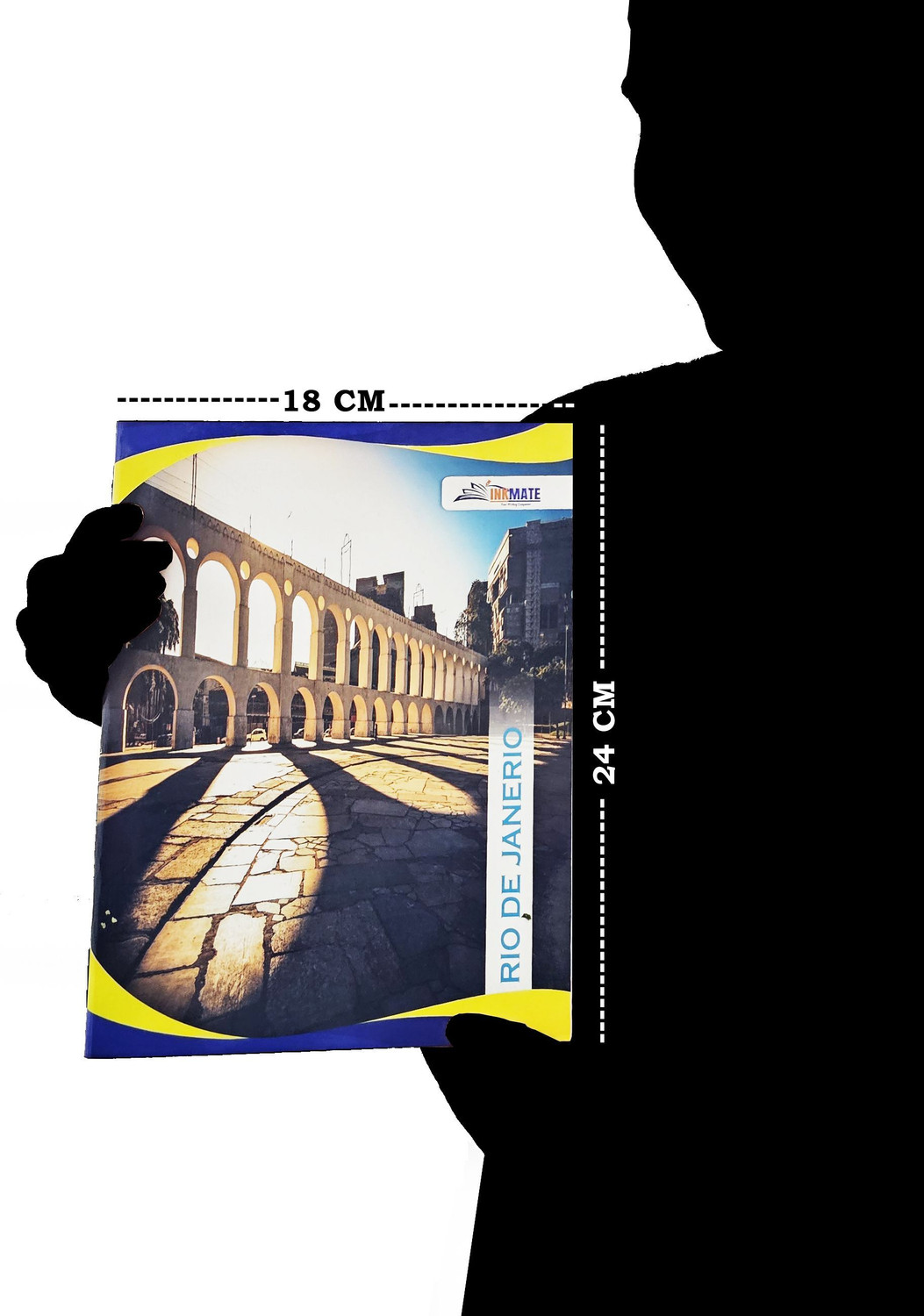 Image of INKMATE ENTERPRISES INKMATE A5 Notebook SINGLE LINE 172 Pages (MUTILCOLOR, Pack of 6)
