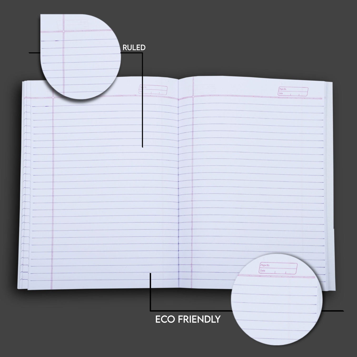 Image of INKMATE ENTERPRISES INKMATE A5 Notebook SINGLE LINE 172 Pages (MUTILCOLOR, Pack of 6)