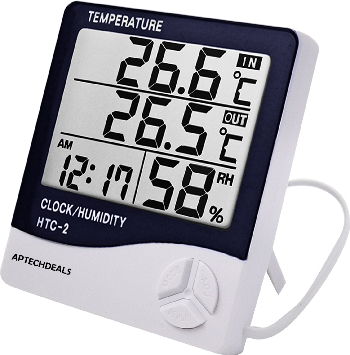 APTECHDEALS HTC-2 Digital Hygrometer Thermometer - Image 6