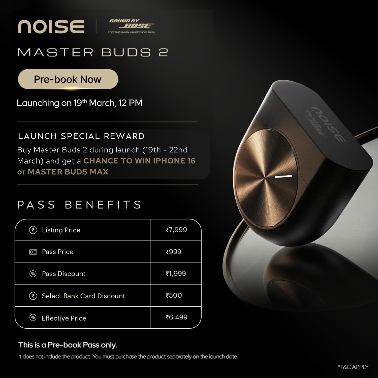 Noise Master Buds 2 Pre Book Ticket - Image 6