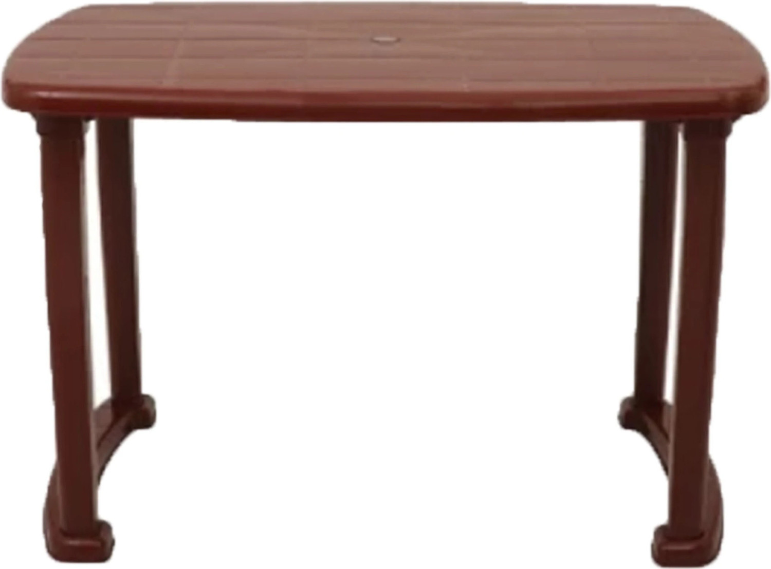 Image of suhana group Metal 4 Seater Dining Table (Finish Color - silver, Pre-assembled)