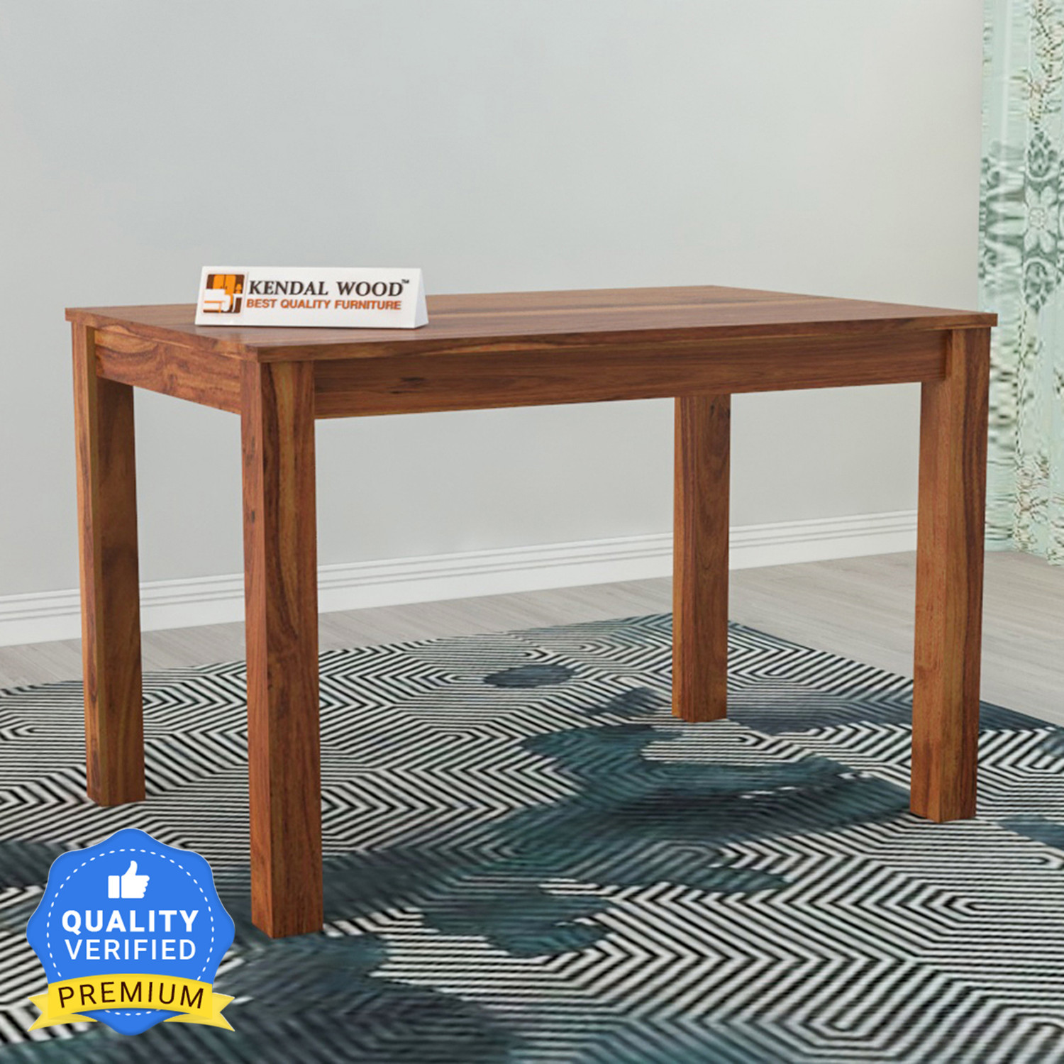 Kendalwood Furniture Solid Wood 4 Seater Dining Table Price in India - Buy Kendalwood Furniture Solid Wood 4 Seater Dining Table online at Flipkart.com