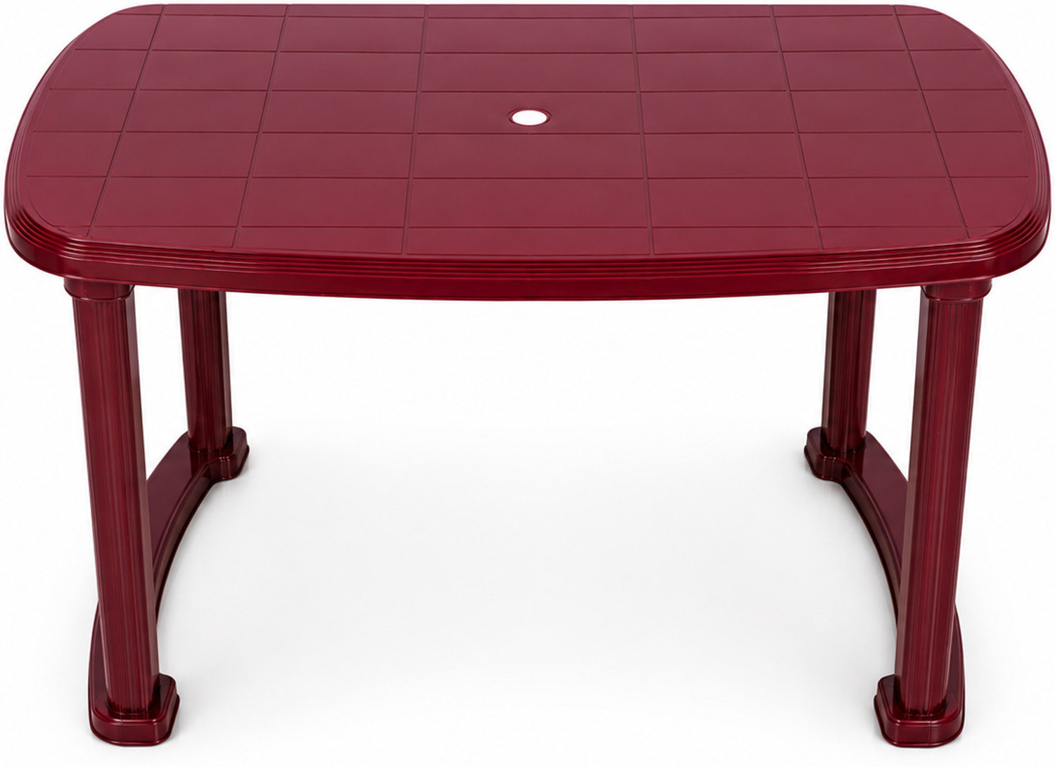 Image of suhana group Metal 4 Seater Dining Table (Finish Color - silver, Pre-assembled)