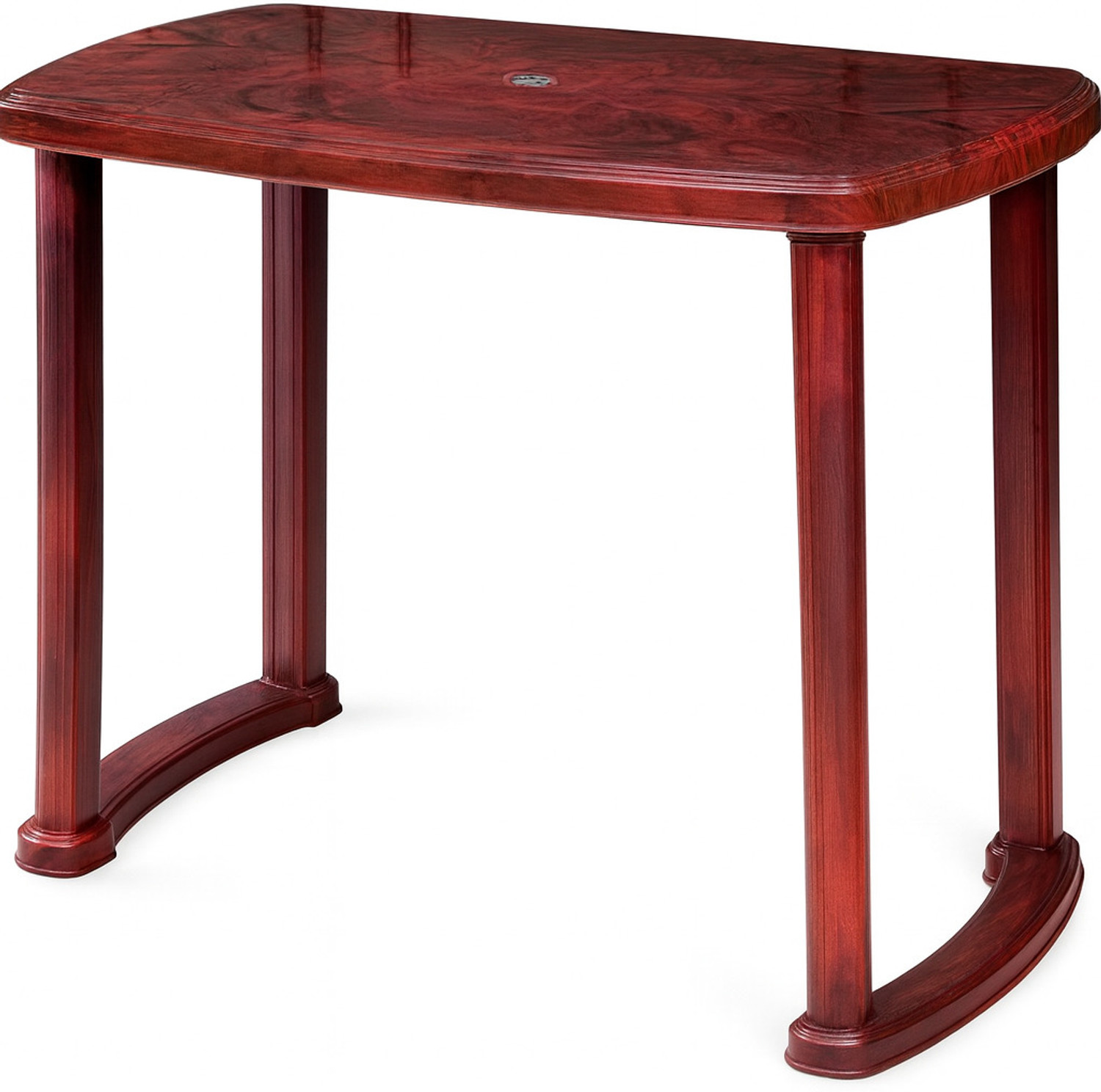 Image of suhana group Metal 4 Seater Dining Table (Finish Color - silver, Pre-assembled)