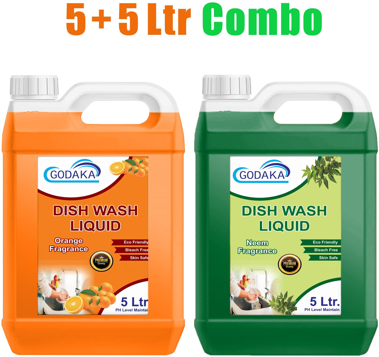 Image of Bumily dish wash cleaning gel power of lemon & neem fragrance non acidic(5+5ltr combo) Dish Cleaning Gel (multi-fragrance, 10 L)
